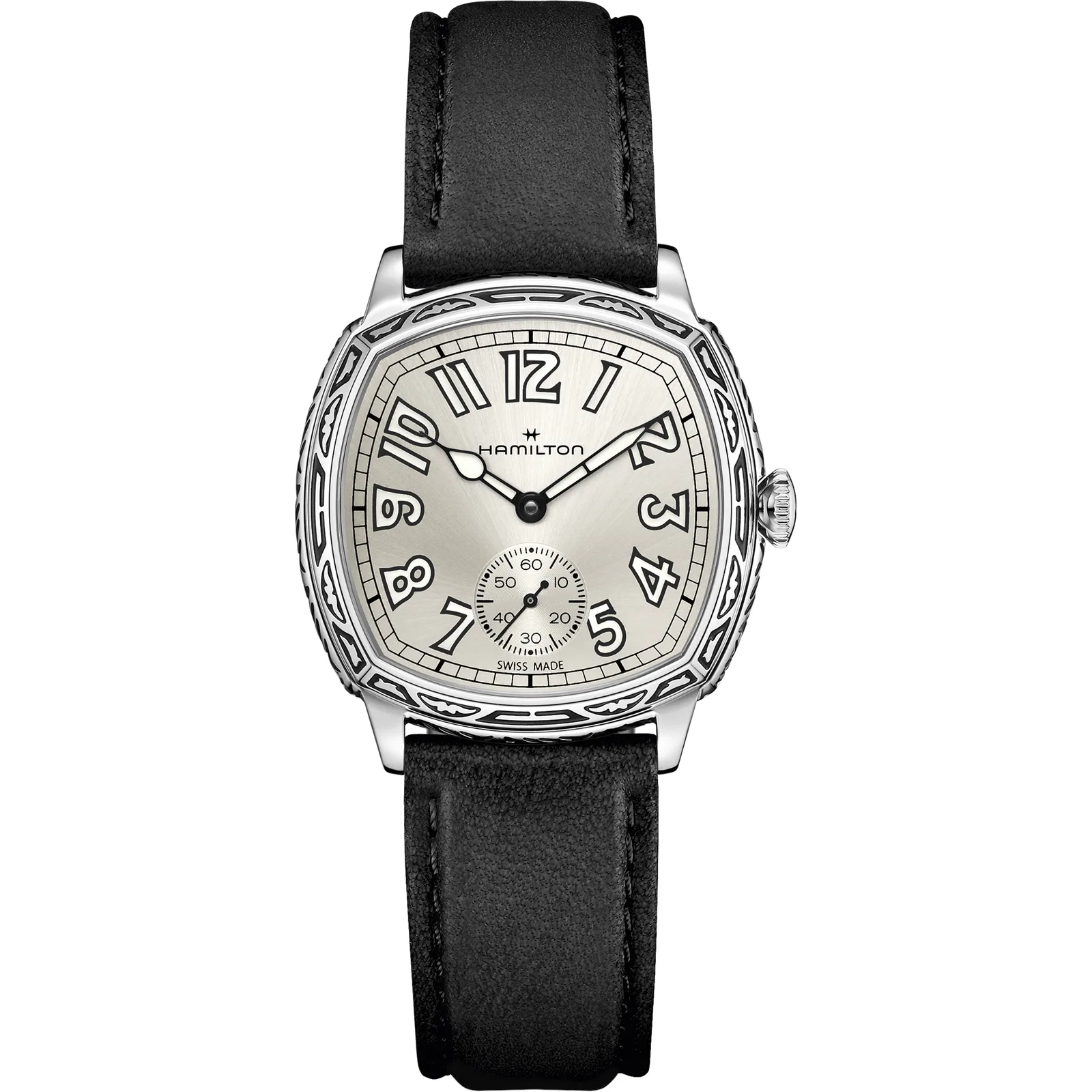 Hamilton American Classic Cushion Small Second 34 mm Handaufzug Herrenuhr H36149710