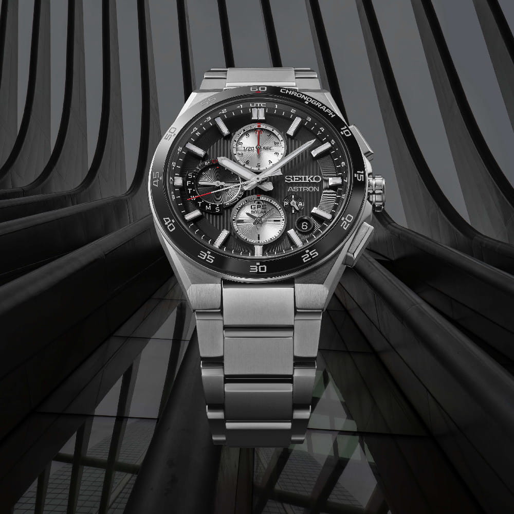 Seiko Seiko Astron GPS Solar Dual Time Chronograph Herrenuhr SSH151J1