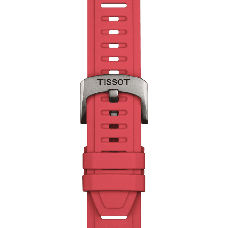 Tissot Ersatzarmband Silikon Rot 21 mm T852.049.243