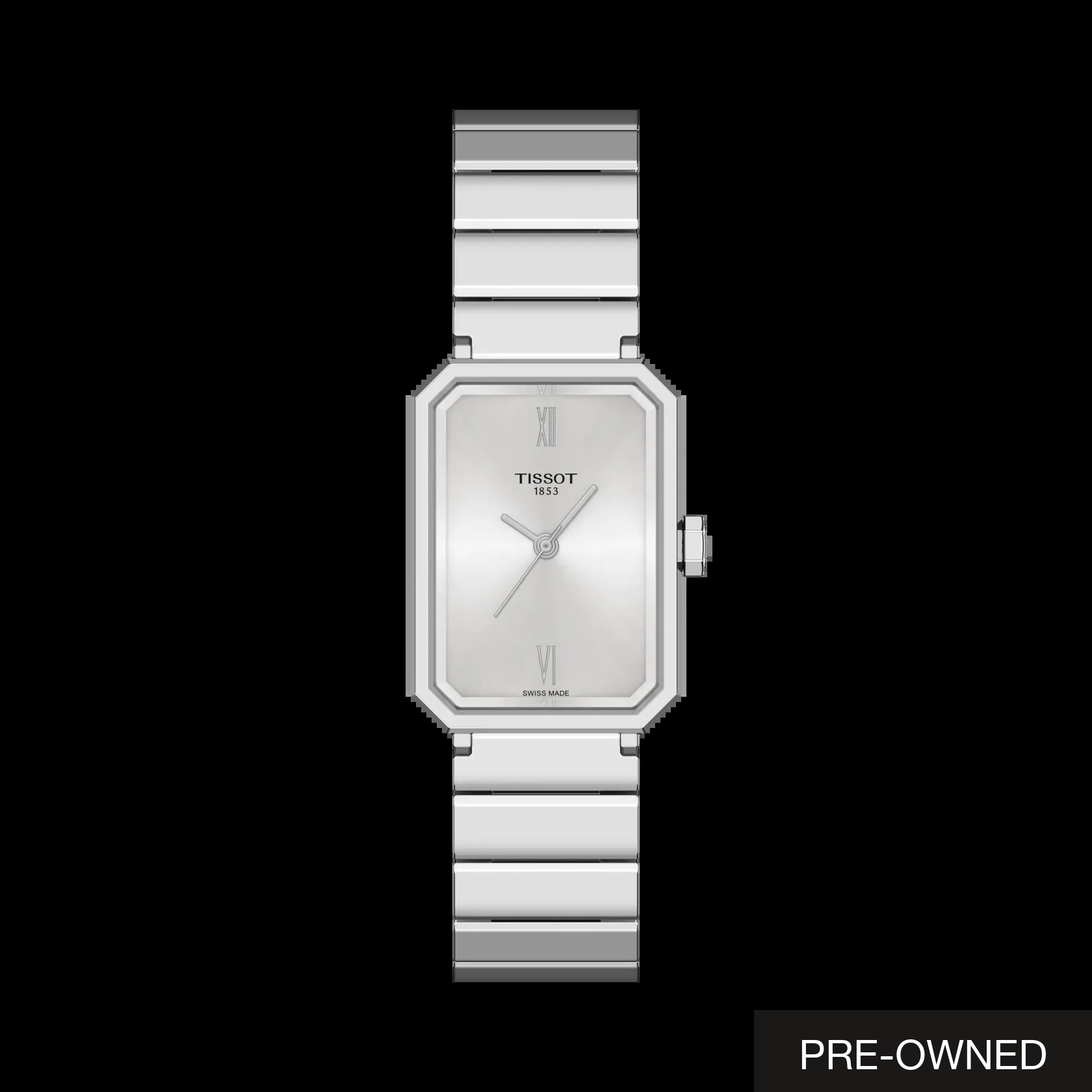 Pre-Owned · Tissot T-Lady SRV weiß Damenuhr T160.110.11.033.00
