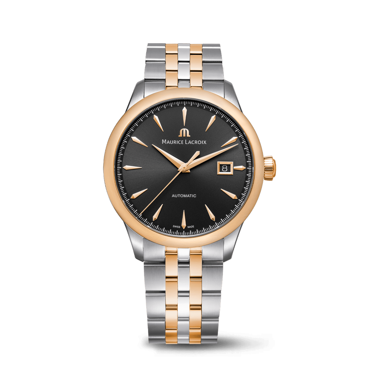 Maurice Lacroix 1975 Automatic Duotone 40mm, Multicolor, Edelstahl, Rosévergoldet Herrenuhr 756008-PVP12-330-1