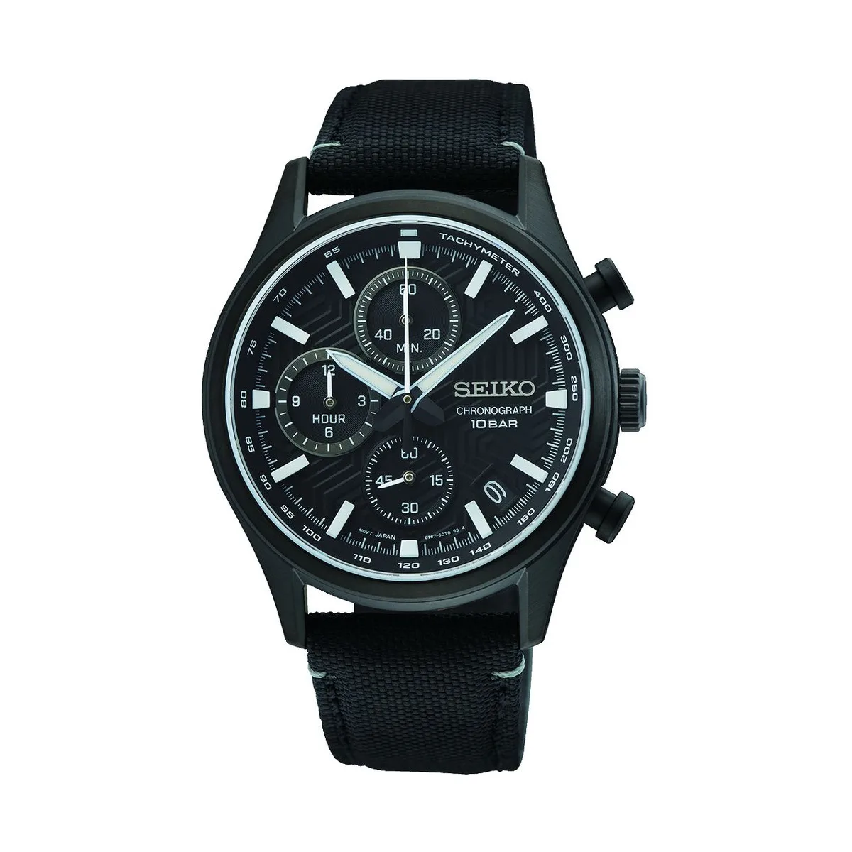Seiko Quarz Chronograph mit Tachymeter Herrenuhr SSB421P1