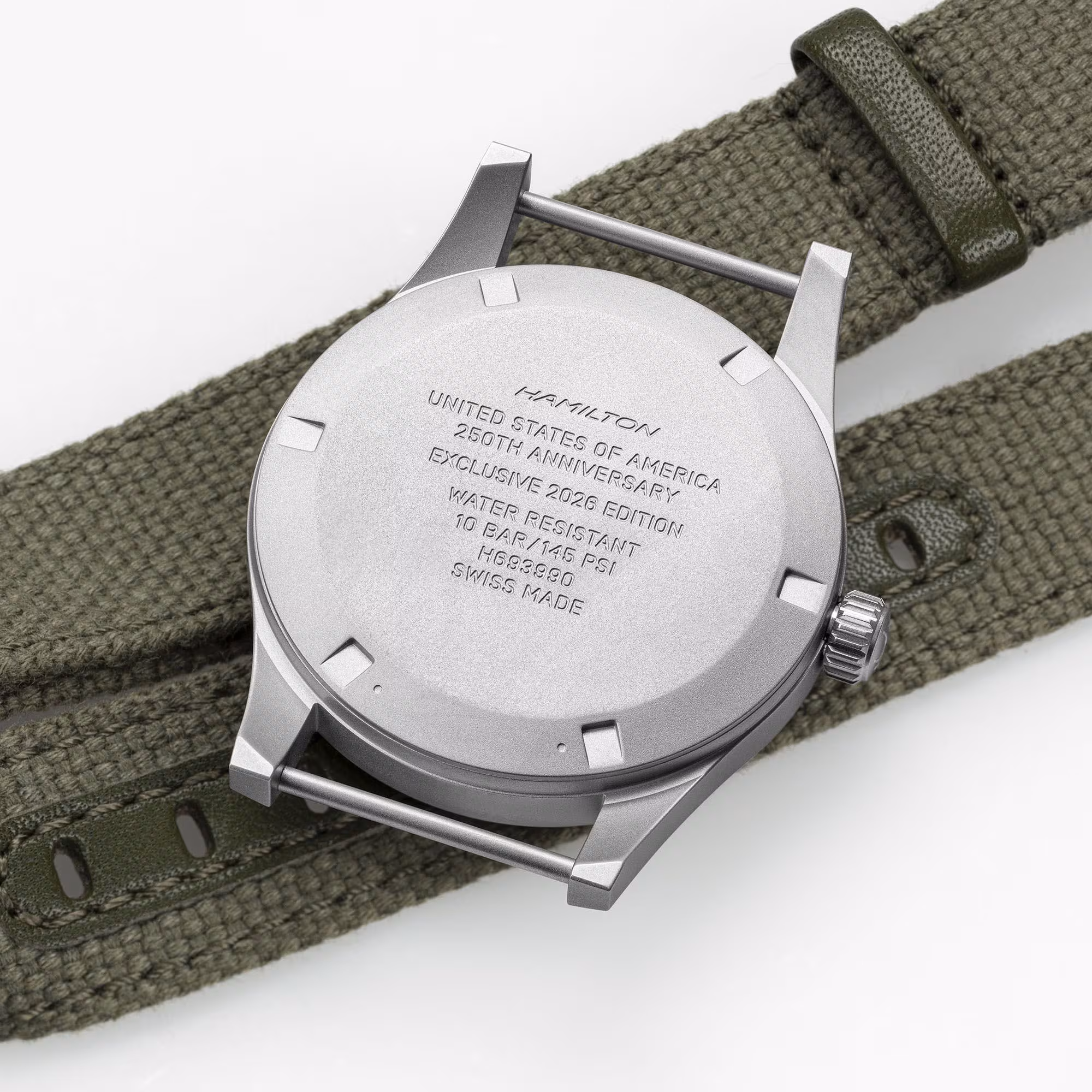 Hamilton Khaki Field Mechanical 36 mm, Handaufzug, Textilband, 80 Stunden Gangreserve Herrenuhr H69399930