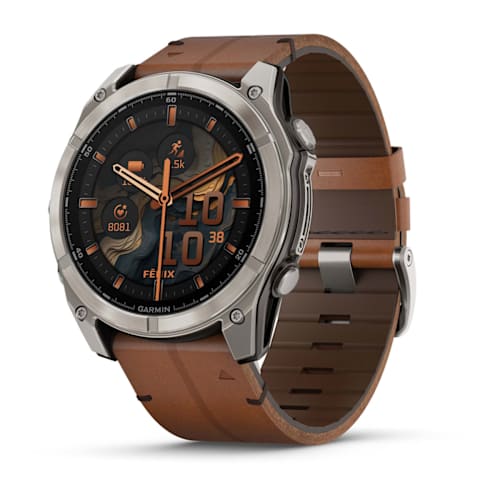 Garmin fēnix® 8 - 51 mm AMOLED Sapphire Graphit/Carbongrau Titan inklusive Ersatzarmband 010-02905-40