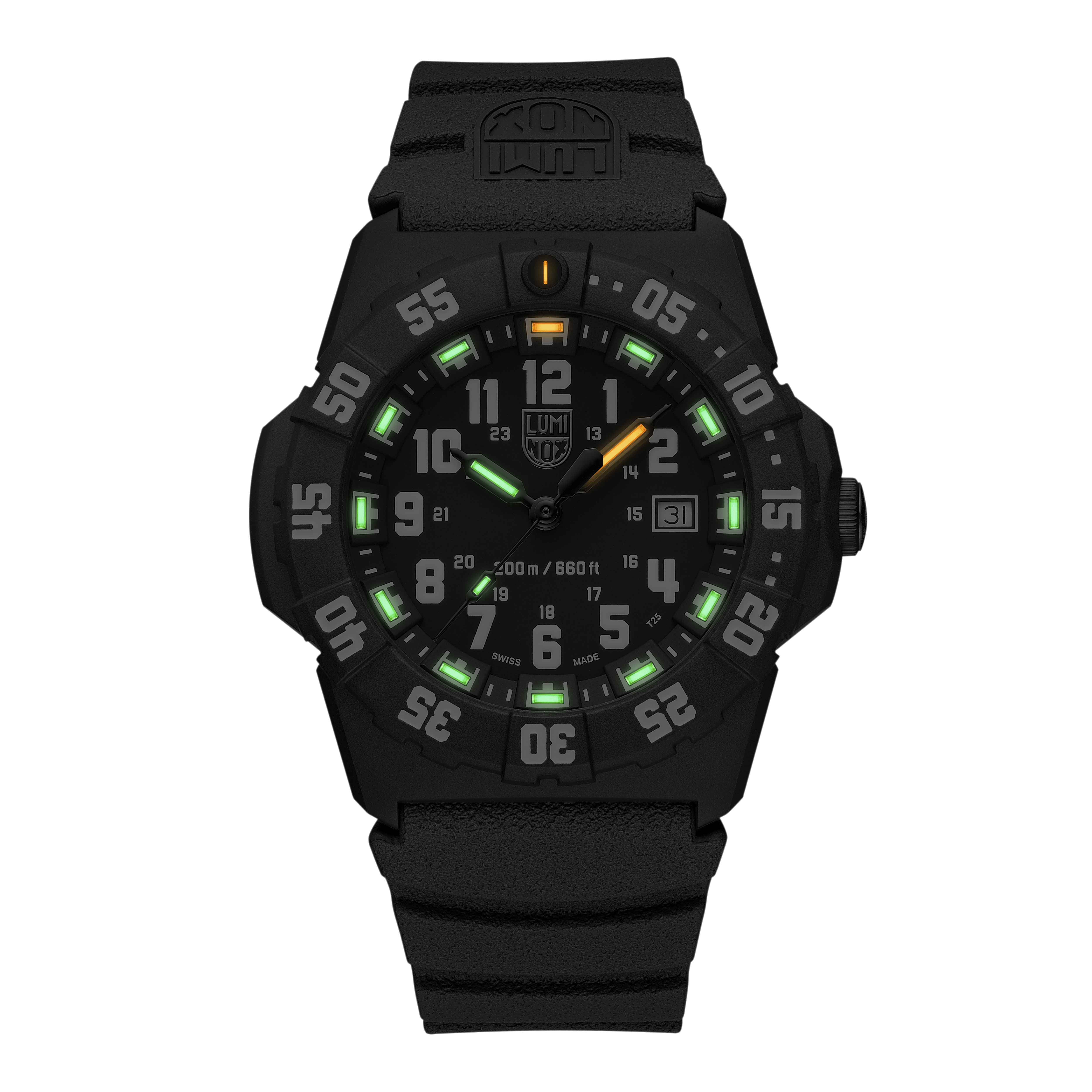 Luminox Navy SEAL 44 mm Taucheruhr 200 Meter wasserdicht Herrenuhr XS.3551