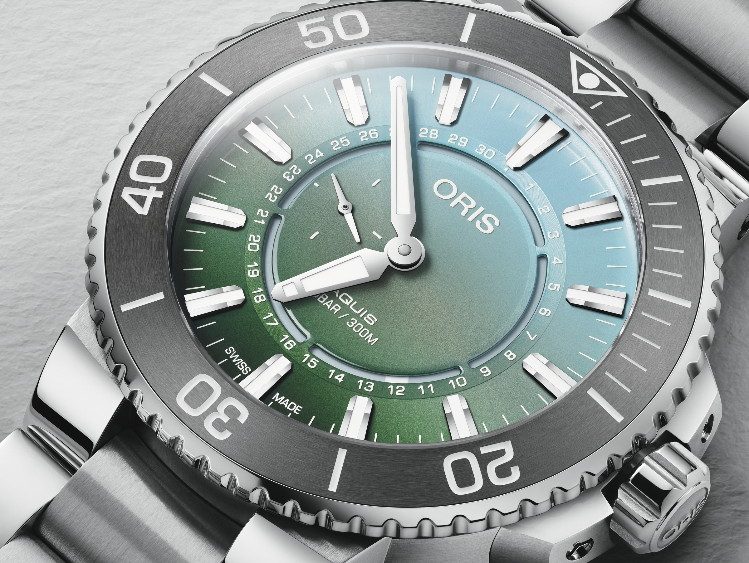 Oris Herrenuhr Aquis Dat Watt Limited Edition II, 01 743 7734 4197-Set