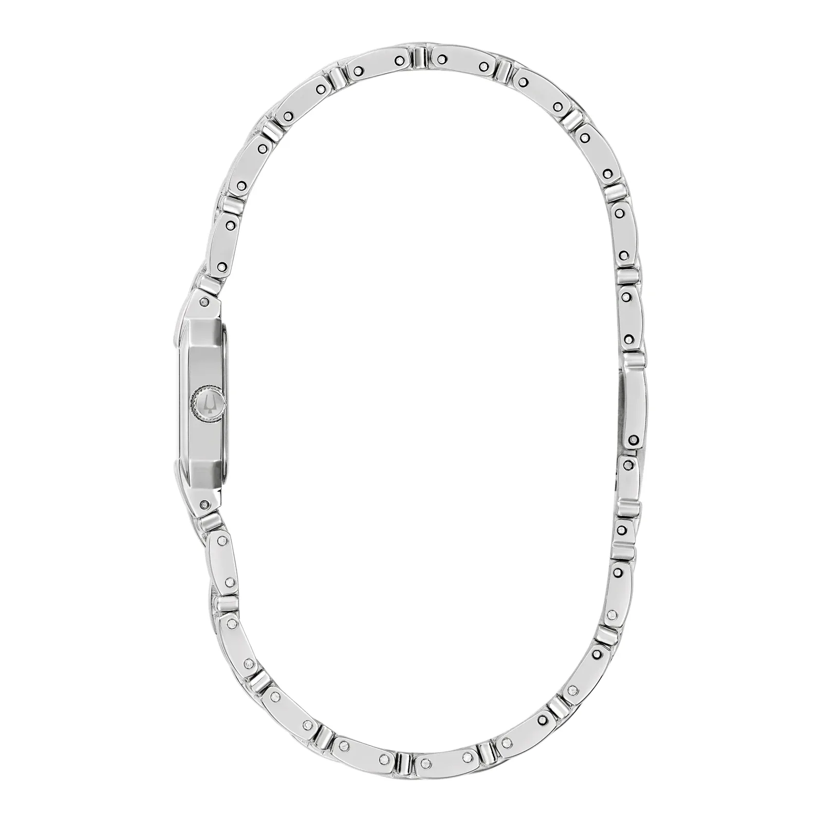 Bulova Goddess of Time Sophia Quarz Edelstahl mit Diamant Damenuhr 96P263