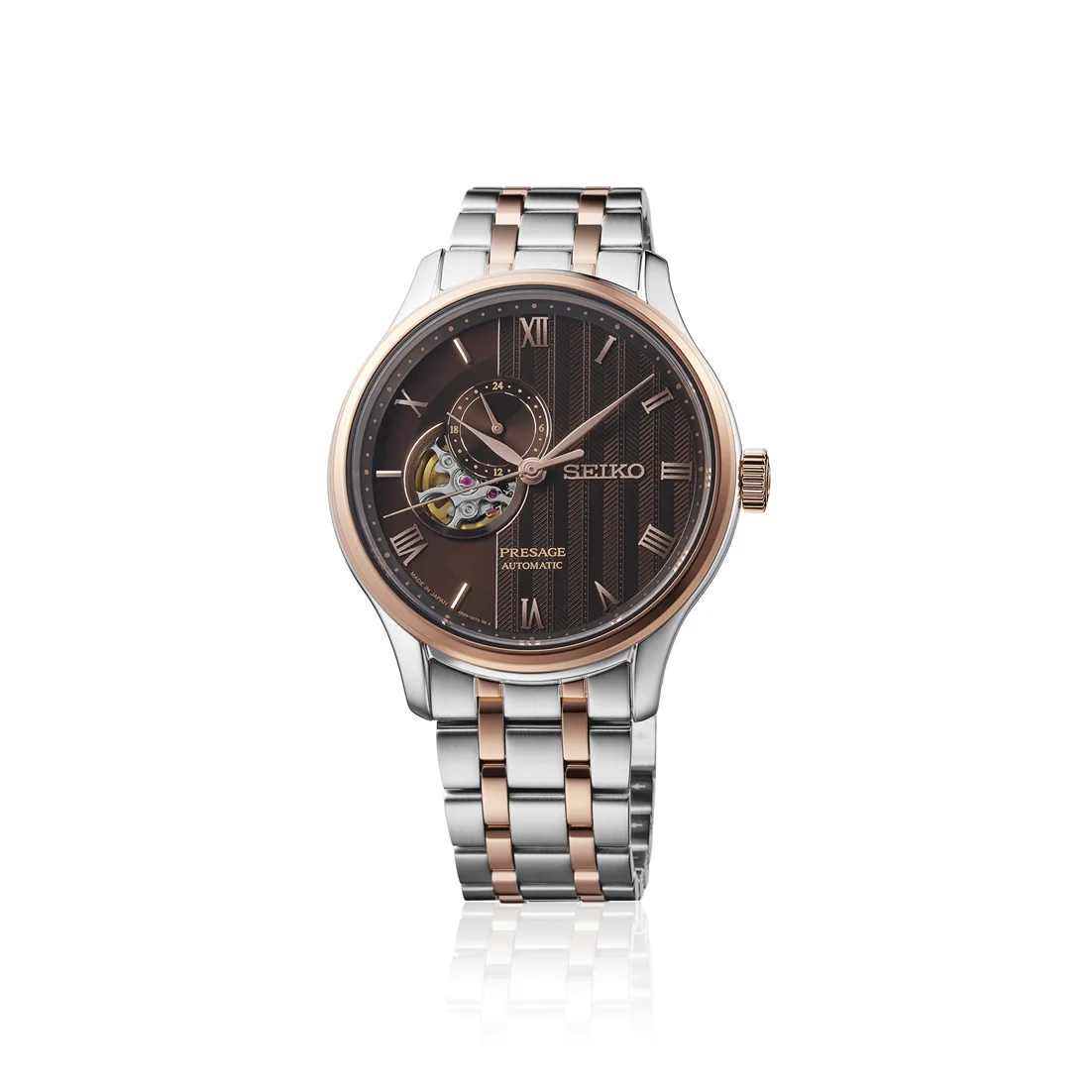 Seiko Presage Automatik Offenes Herz "Japanese Garden" Herrenuhr SSA466J1