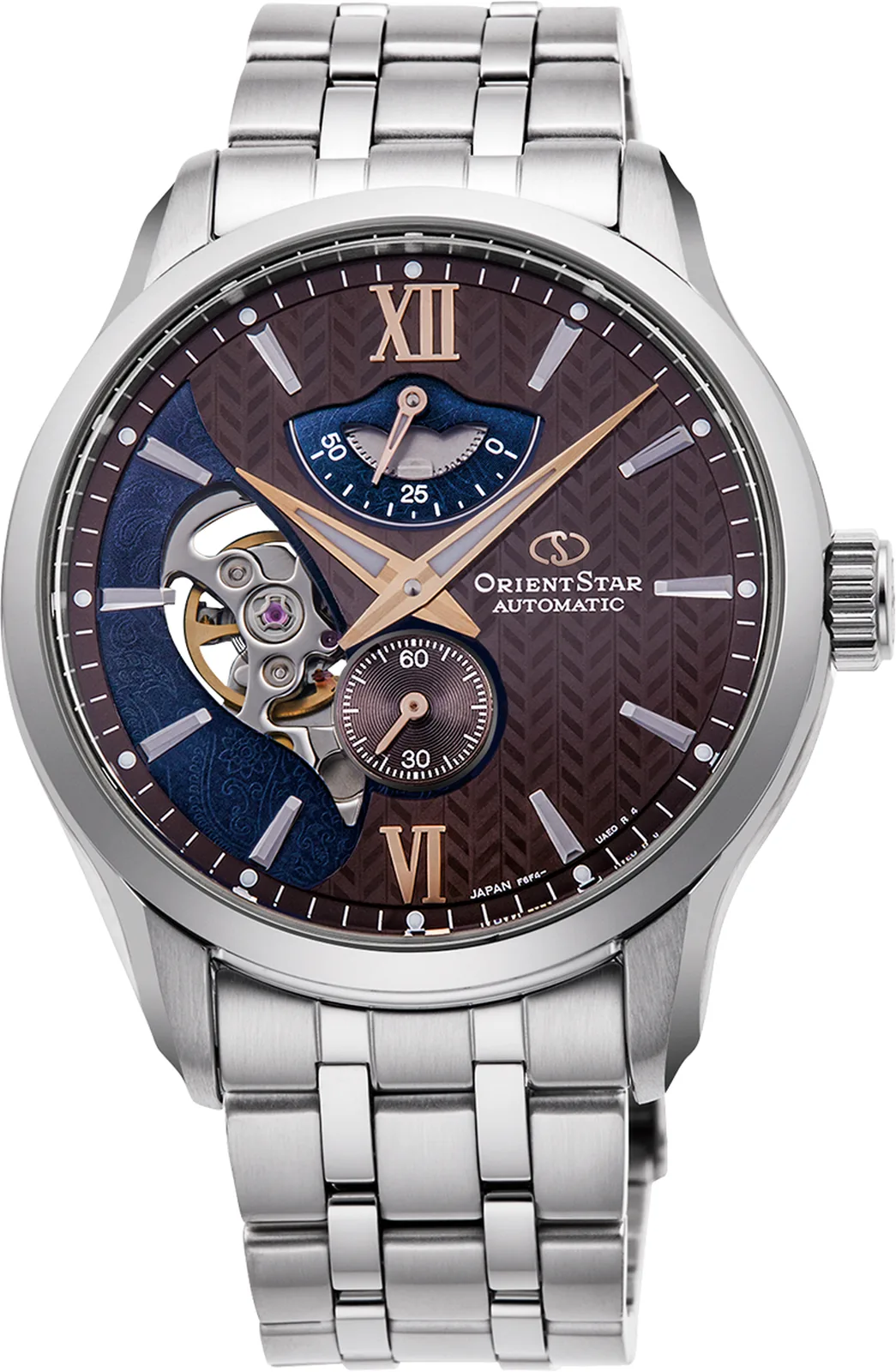 Orient Star Automatik 41 mm Braun Herrenuhr RE-AV0B02Y00B
