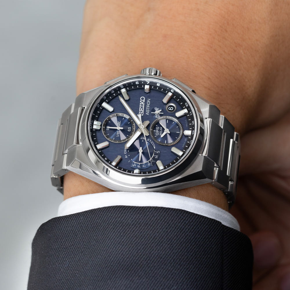 Seiko Seiko Astron GPS Solar Dual Time Chronograph Herrenuhr SSH161J1