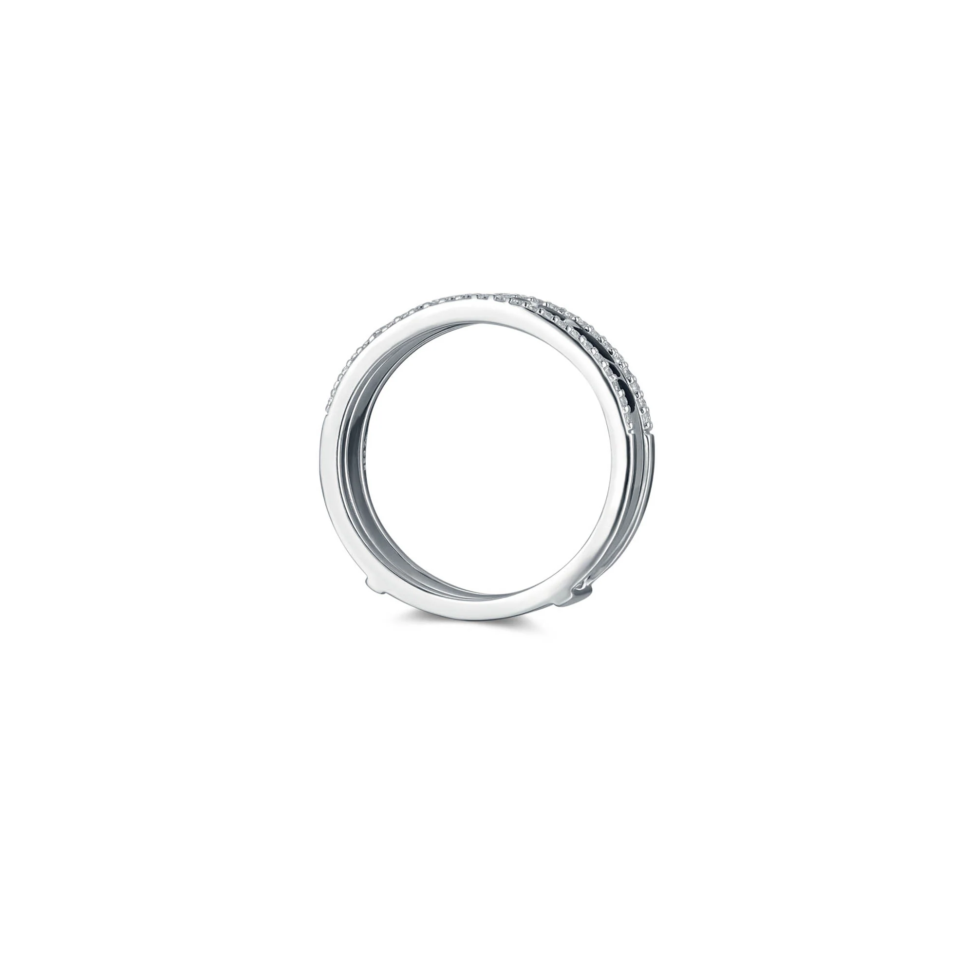Seinerzeit Ringe Moonshine Safari Ring in rhodiniertem 925 Sterling Silber Gr. 54