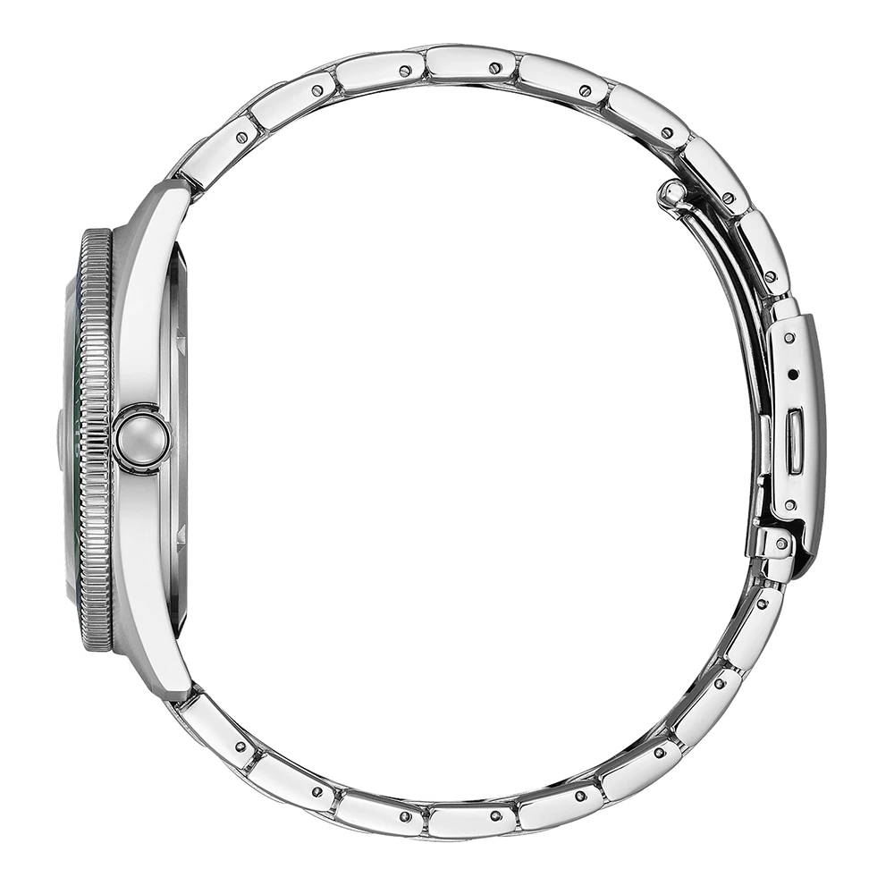 Citizen Eco-Drive Marine Sports Edelstahl Grün, 43mm Herrenuhr AW1880-55X