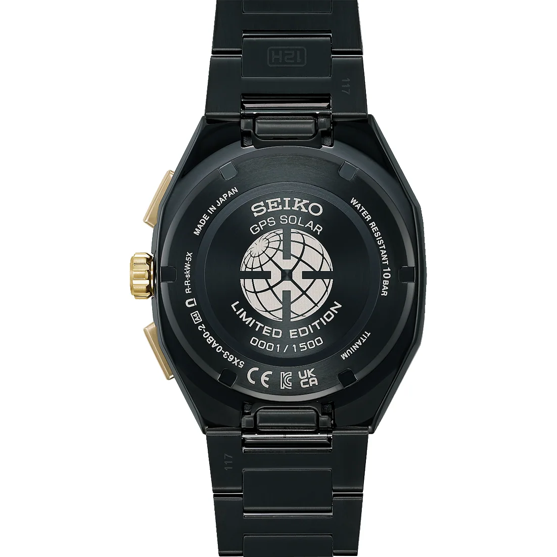Seiko Astron GPS Solar Dual Time Chronograph Limited Edition Petrol Herrenuhr HAB009J1