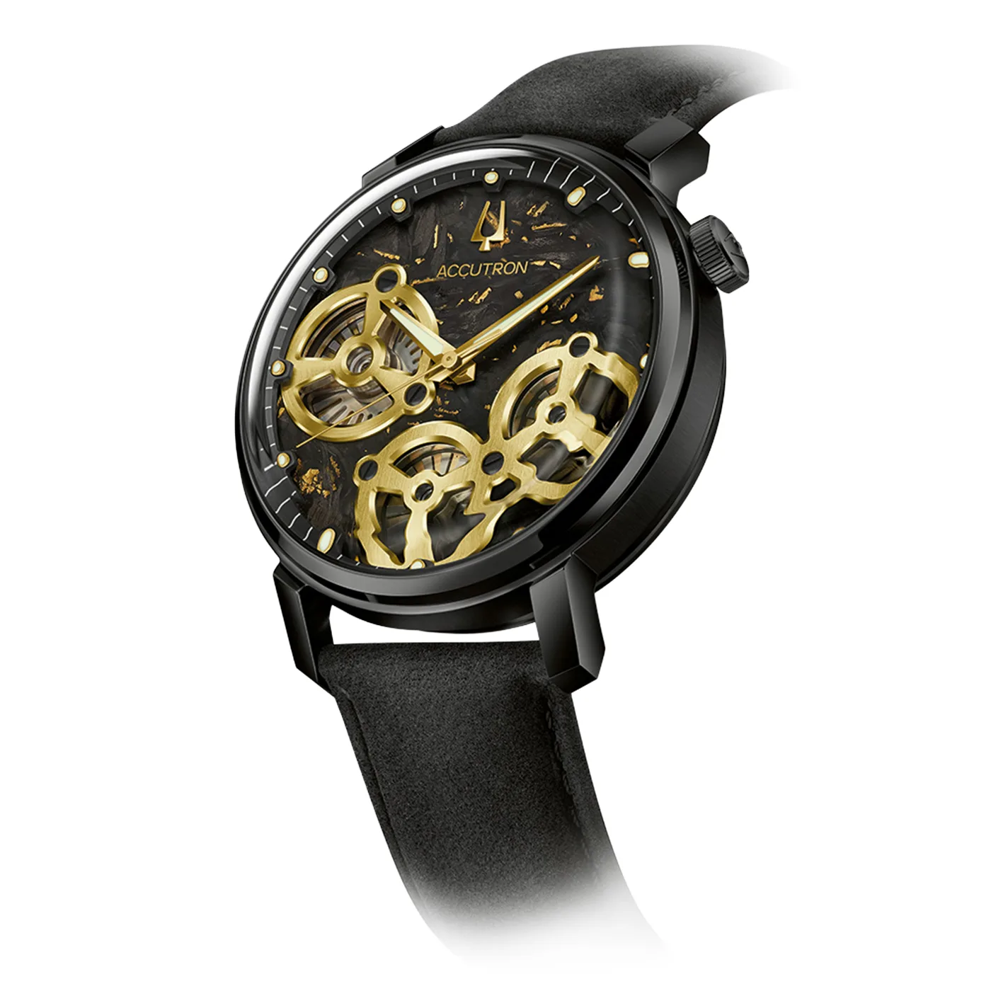 Bulova Accutron Spaceview Evolution Forged Carbon Schwarz Herrenuhr 28A211