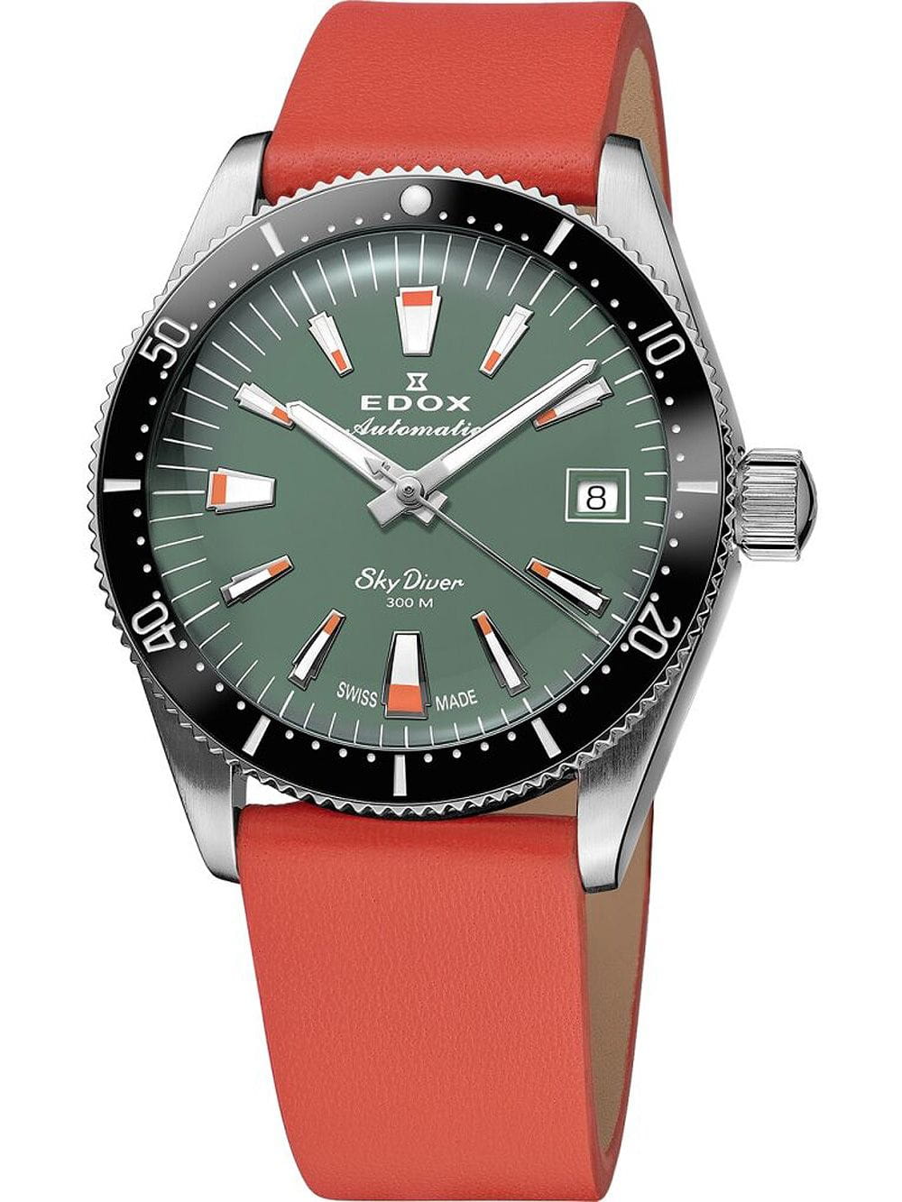 Edox SkyDiver 38 Date Automatic Special Edition Damenuhr 80131 3NC VI