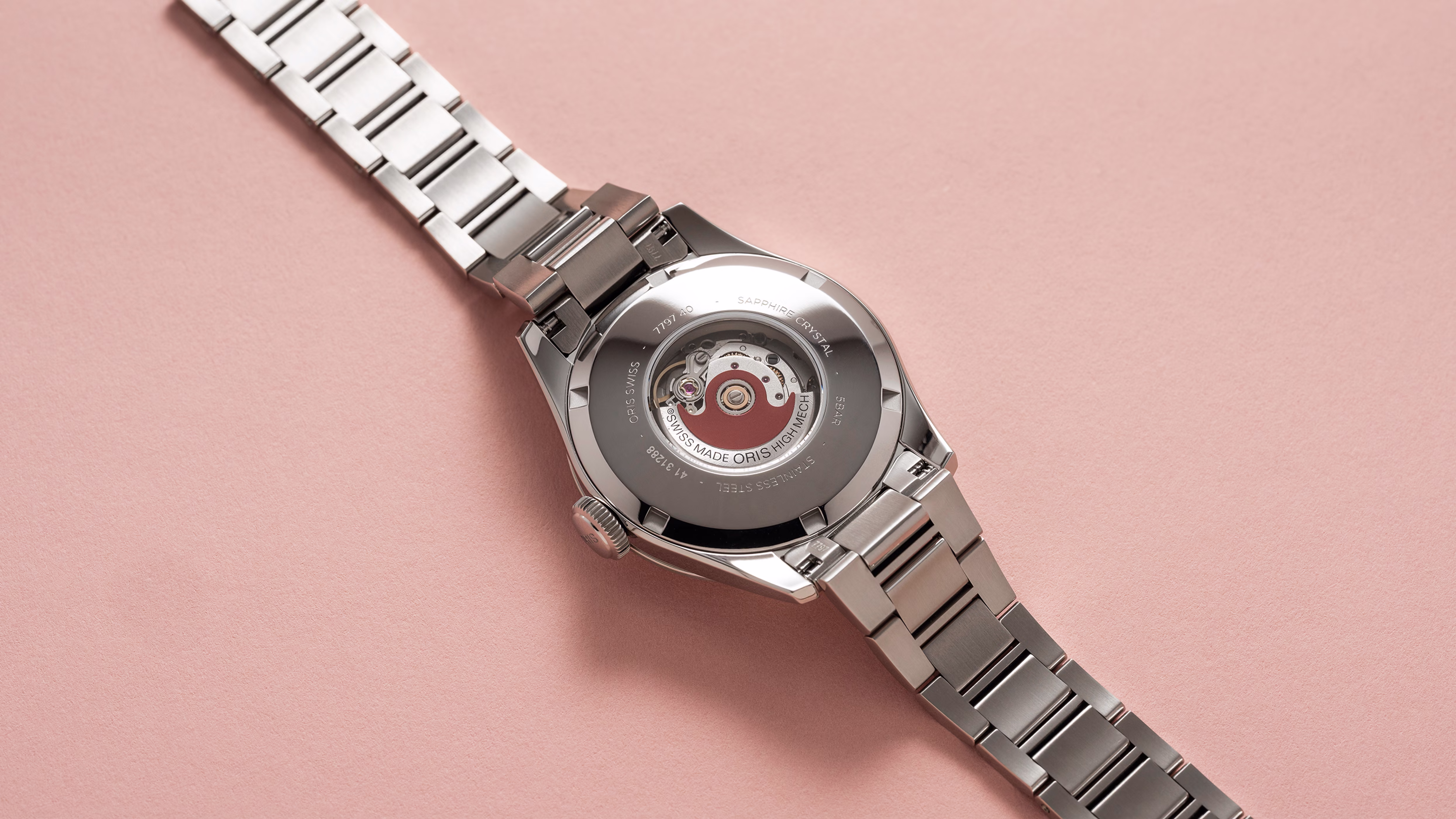 Oris Big Crown Diamonds 34mm Automatik Edelstahl Schwarz Damenuhr 01 531 7797 4094-07 8 17 06