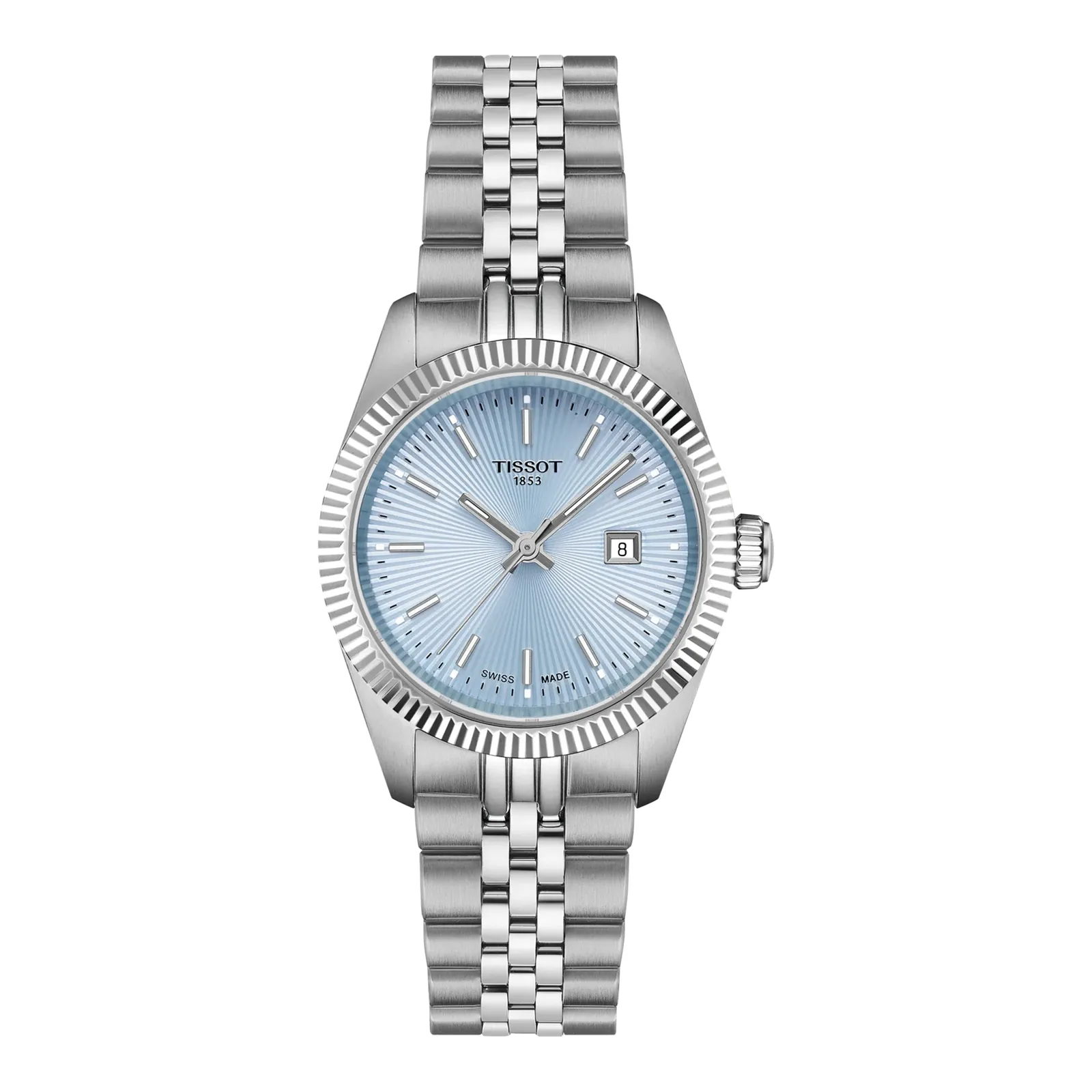 Tissot Ballade Quarz 30 mm Hellblau Damenuhr T156.010.11.351.00