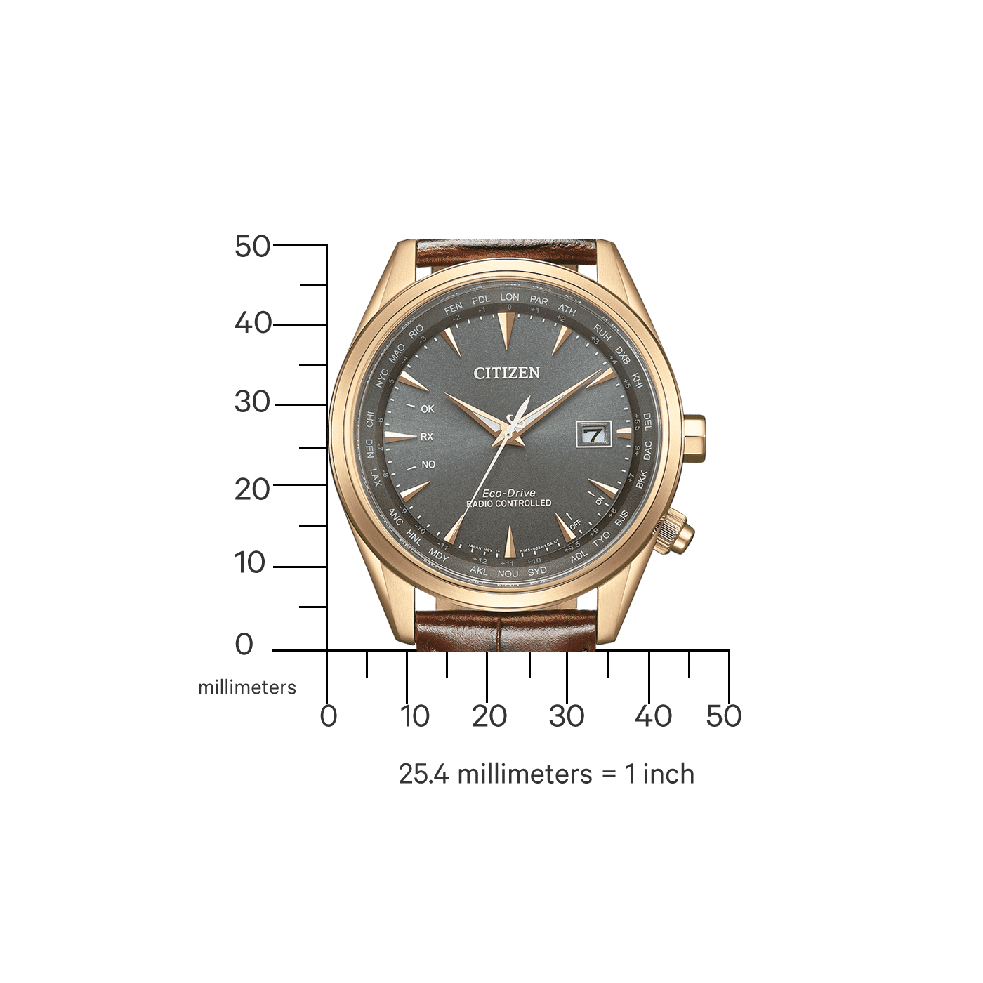 Citizen Radio Controlled Herrenuhr CB0273-11H
