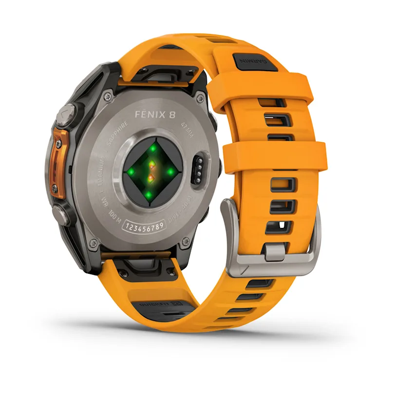Garmin fēnix® 8 - 47 mm AMOLED Sapphire Graphit/Titanium Titan 010-02904-11