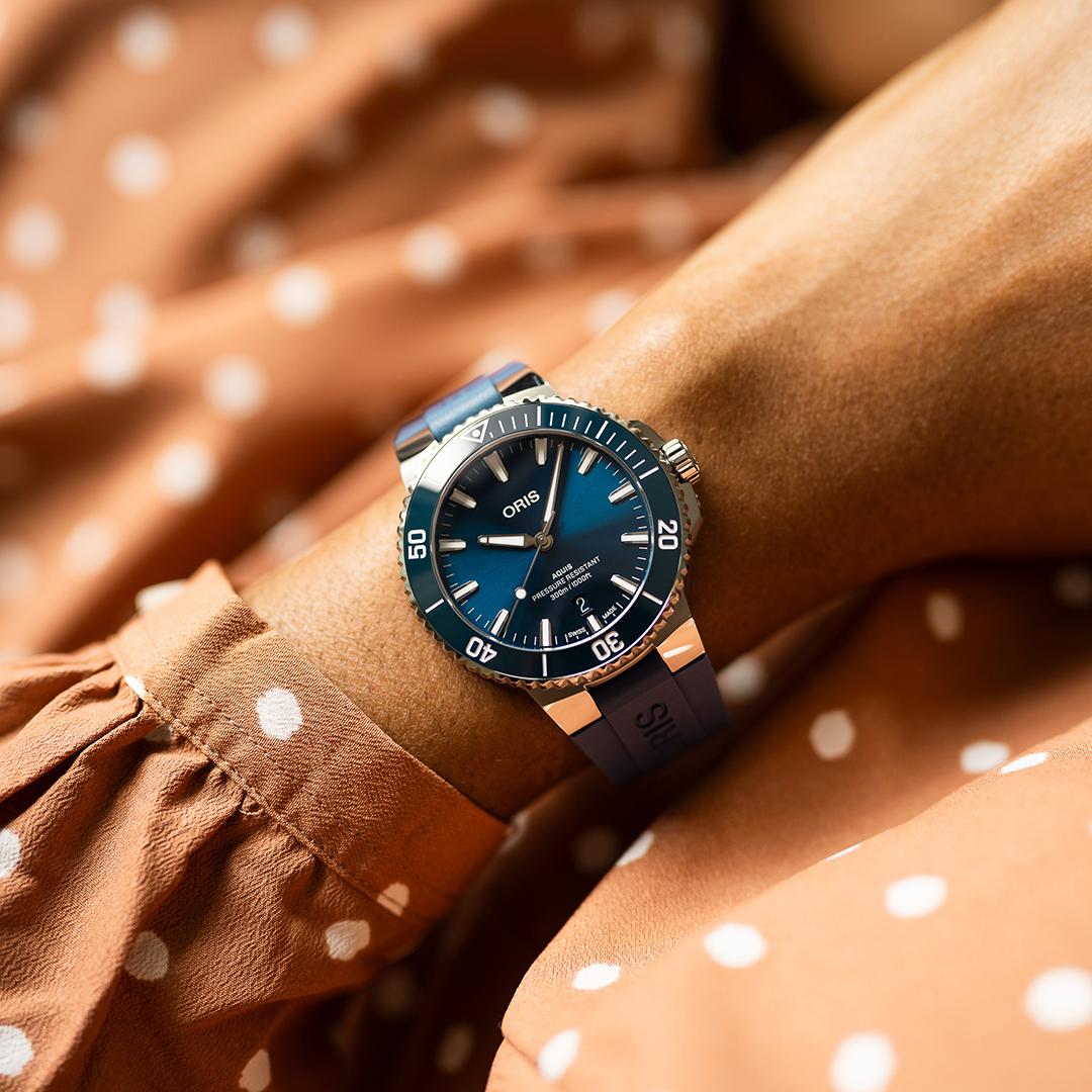 Oris Aquis Date Automatik Herrenuhr , 01 733 7787 4135-07 4 22 35FC