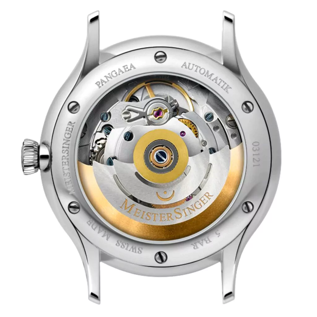 Meister Singer Pangaea Day Date 365, Automatik, Grau Herrenuhr PDD365927
