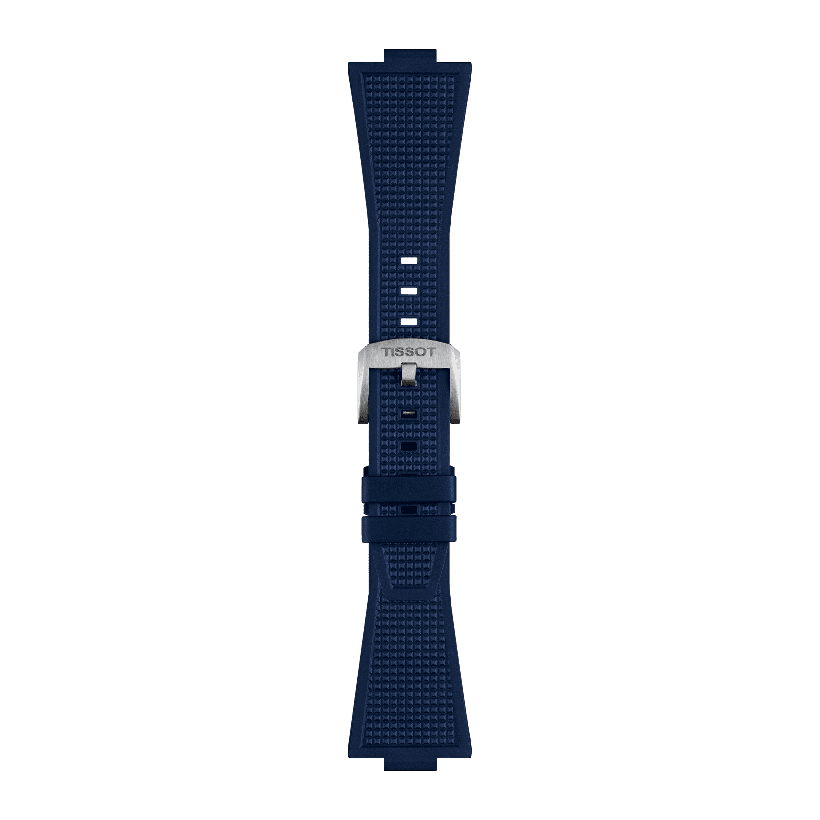 Tissot Ersatzarmband Kautschuk blau 12 mm für PRX