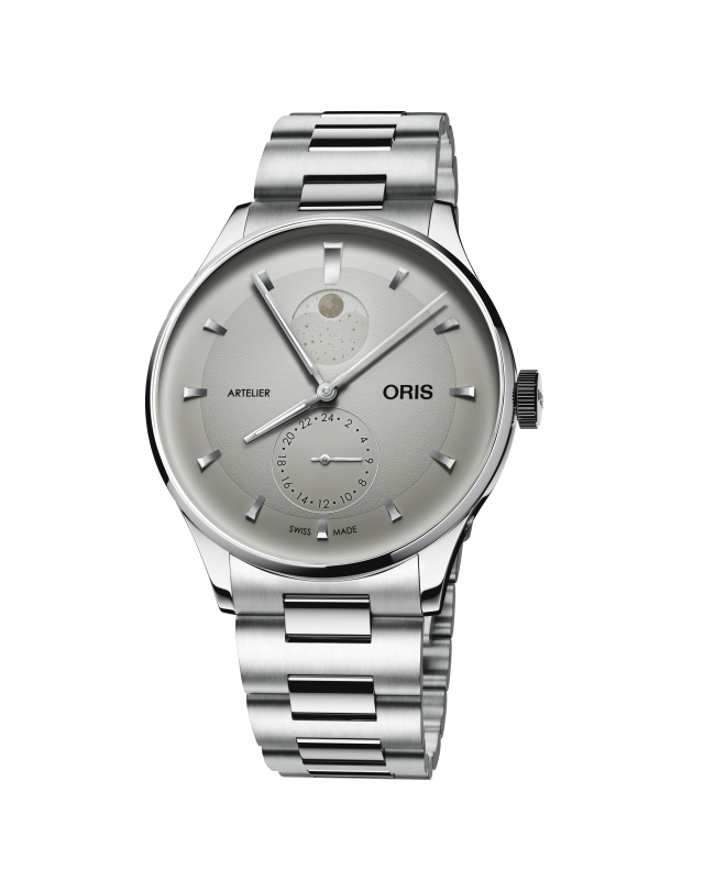 Oris Artelier Complication 39.50 mm Edelstahl Weiß Herrenuhr 01 782 7811 4051-07 8 20 20