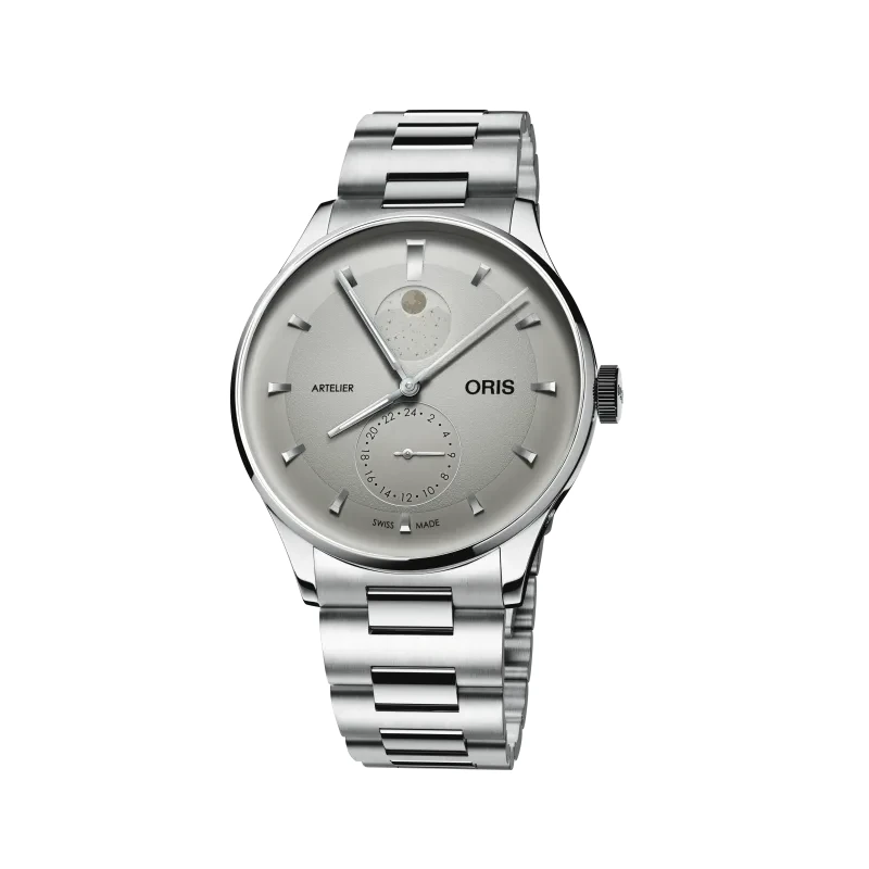 Oris Artelier Complication 39.50 mm Edelstahl Weiß Herrenuhr 01 782 7811 4051-07 8 20 20
