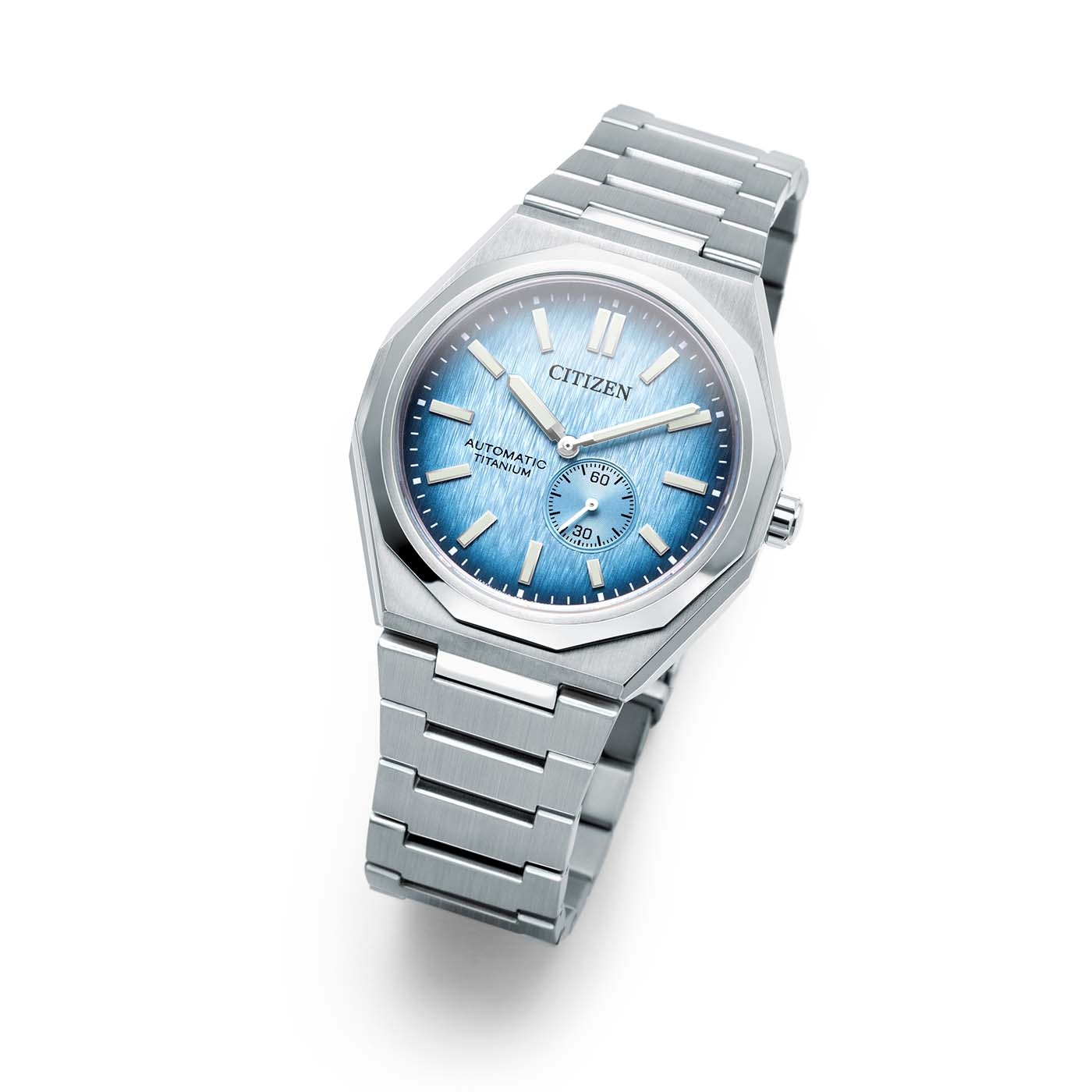 Citizen Super Titanium Zenshin 60 blau Herrenuhr NK5020-58L