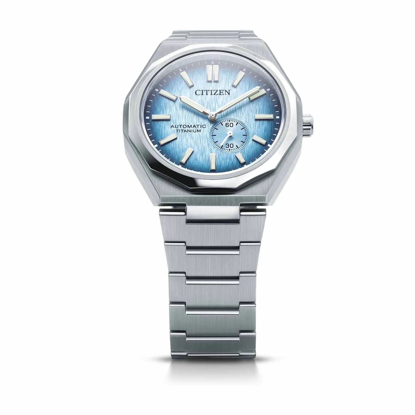 Citizen Super Titanium Zenshin 60 blau Herrenuhr NK5020-58L