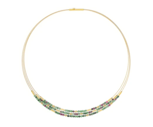 Bernd Wolf Clenifa Collier Rubin-Zoisit 43cm, 84136086-043