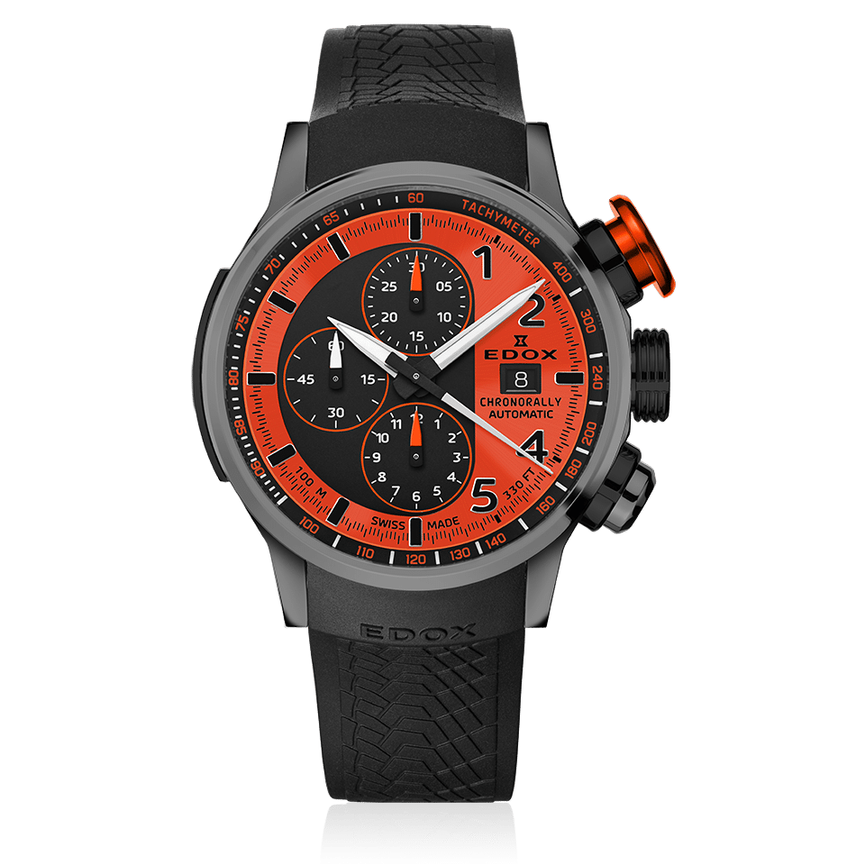 Edox Chronorally Herrenuhr 01129-TNGOCA-ONB