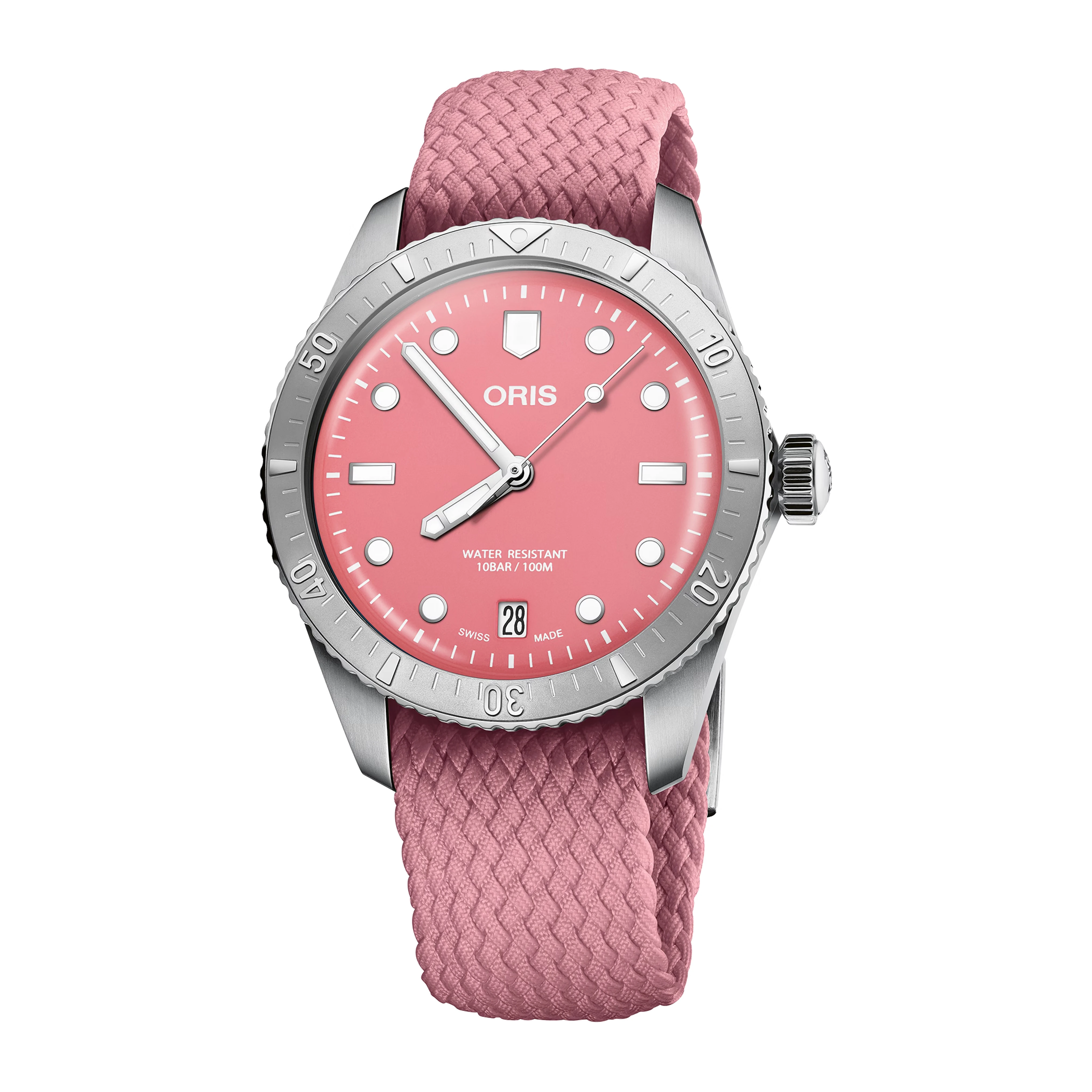 Oris Divers Sixty‑Five Cotton Candy 38mm Rosa Damenuhr 01 733 7771 4058-07 3 19 04S
