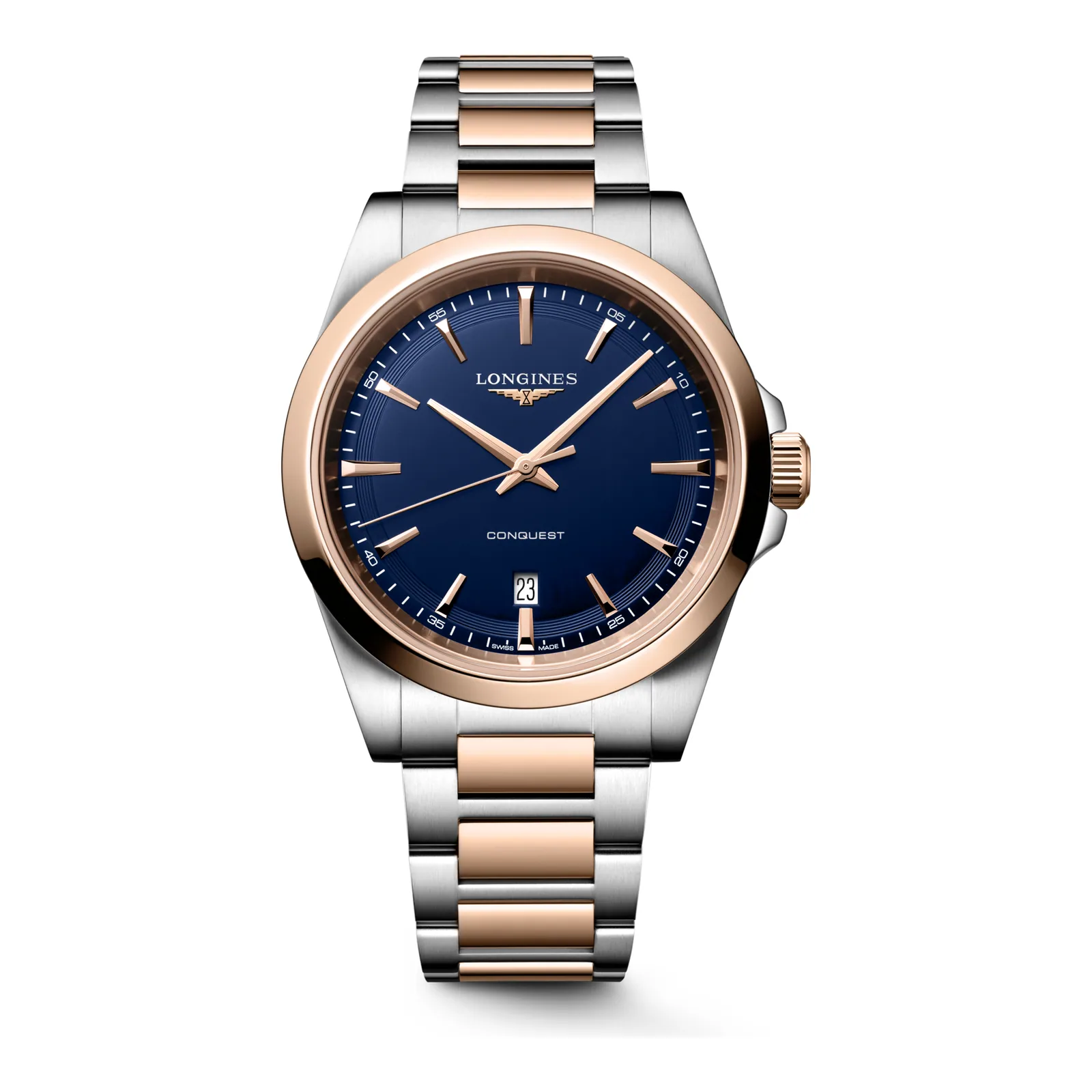 Longines Conquest Blau Edelstahlband 41 mm Herrenuhr L3.860.3.98.7