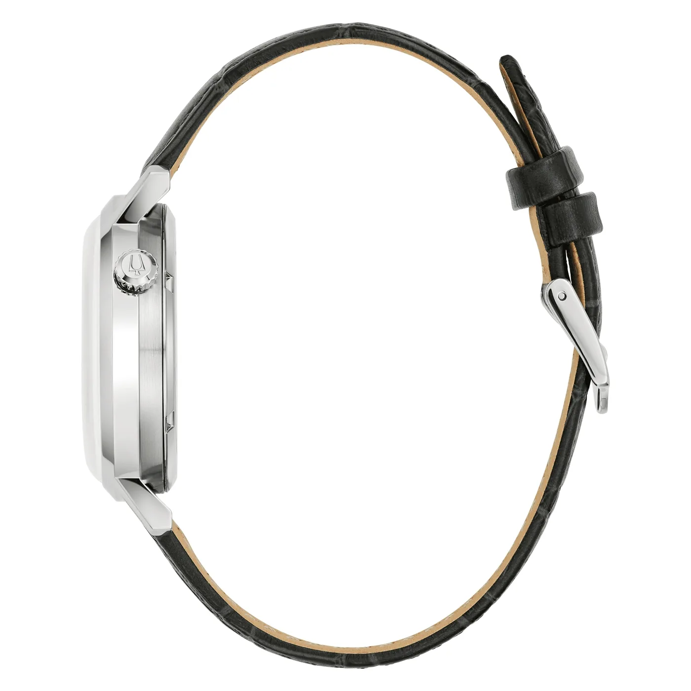 Bulova Aerojet Automatik 42 Stunden Gangreserve, Lederarmband Herrenuhr 96A317
