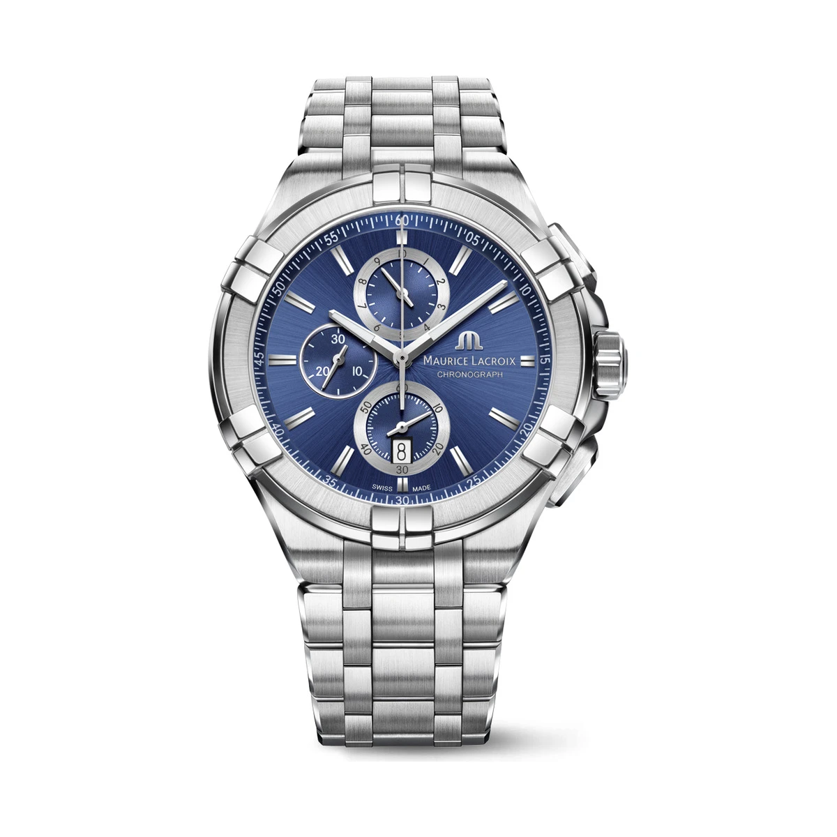 Maurice Lacroix Aikon Chronograph Date Herrenuhr AI1018-SS002-430-1