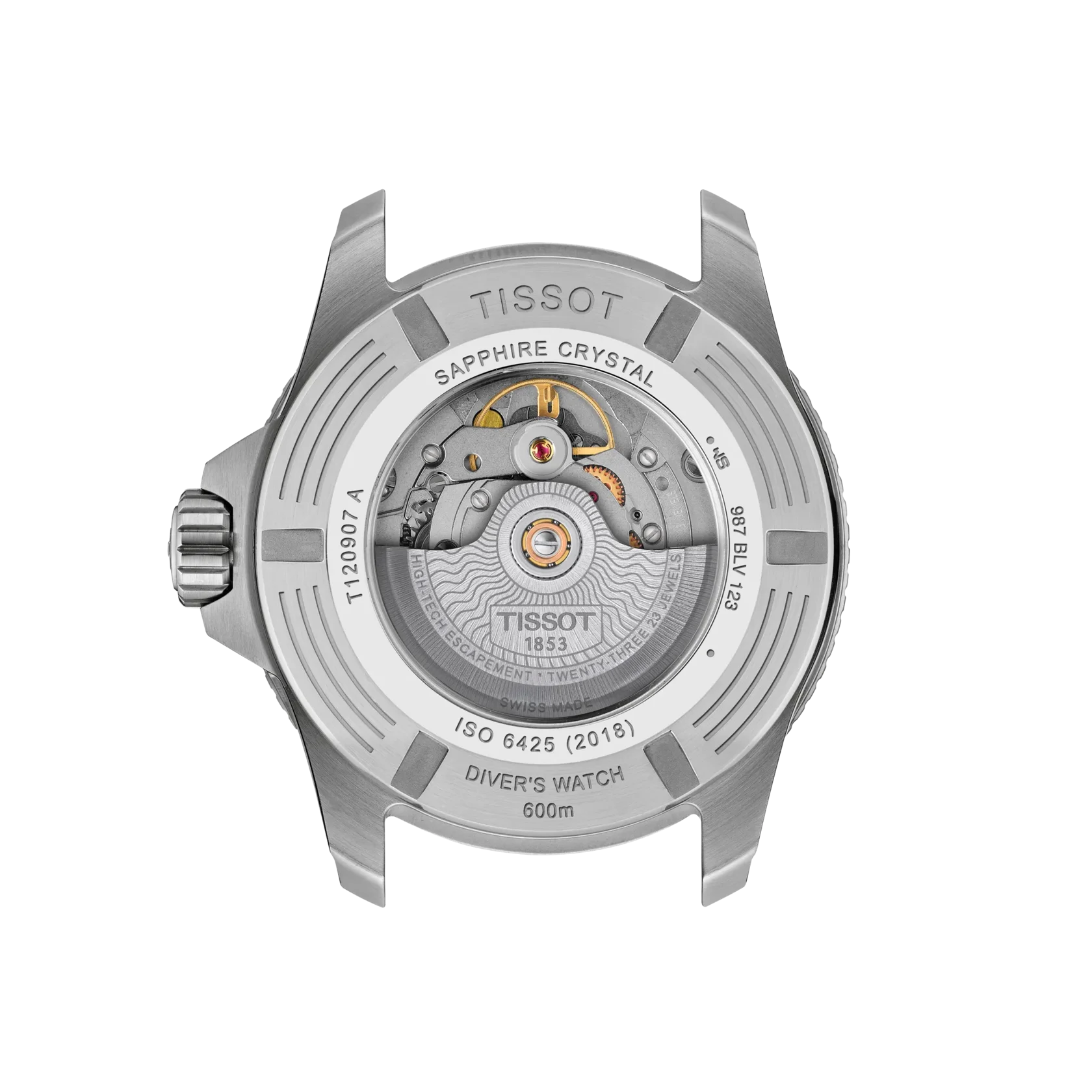 Tissot Seastar 2000 44mm, Automatikwerk, bis zu 80 Stunden Gangreserve, 30ATM Herrenuhr T120.907.17.041.00