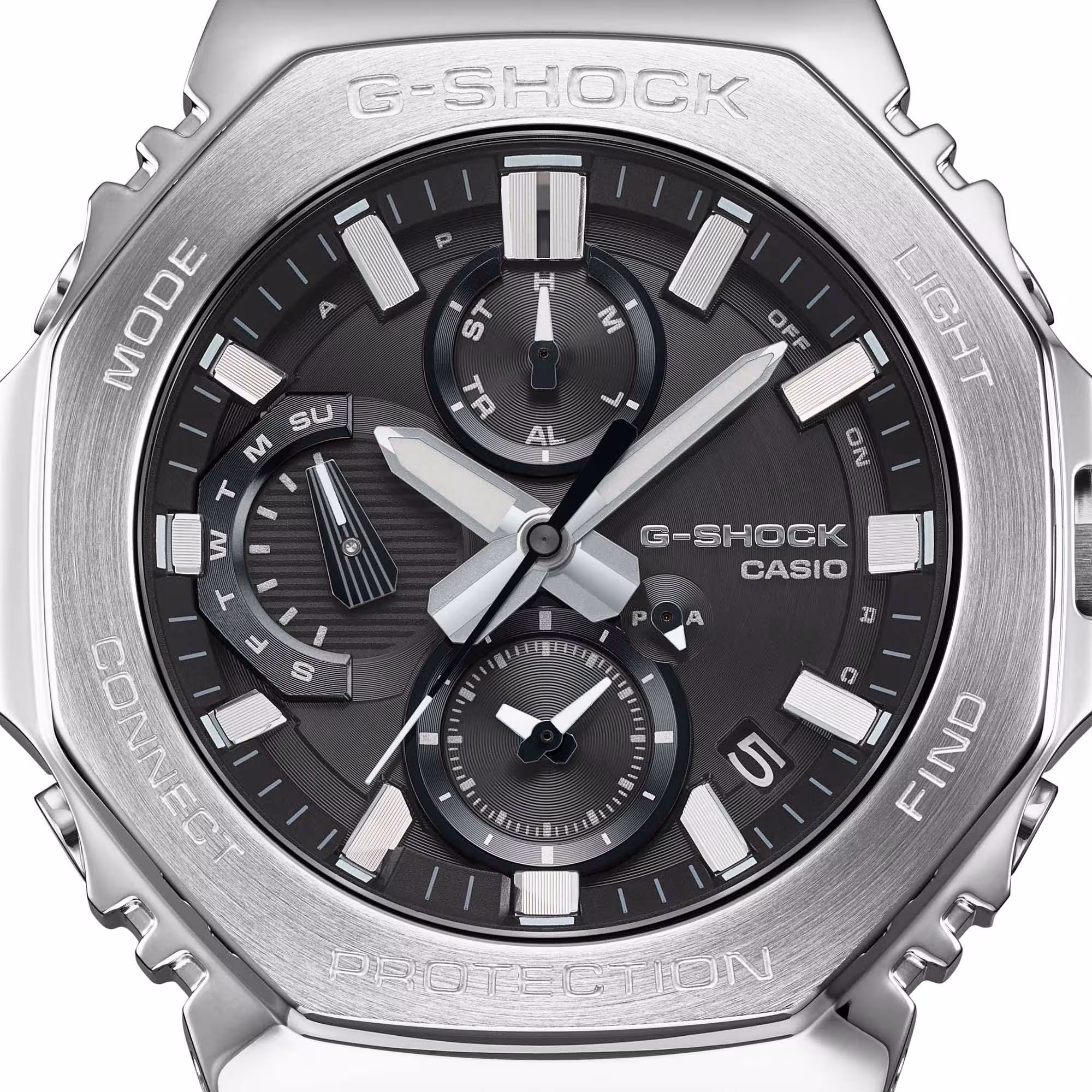 G-Shock G-Steel Protection Classic, Solar, Silikonband, 46mm Herrenuhr GMC-B2100Y-1AER