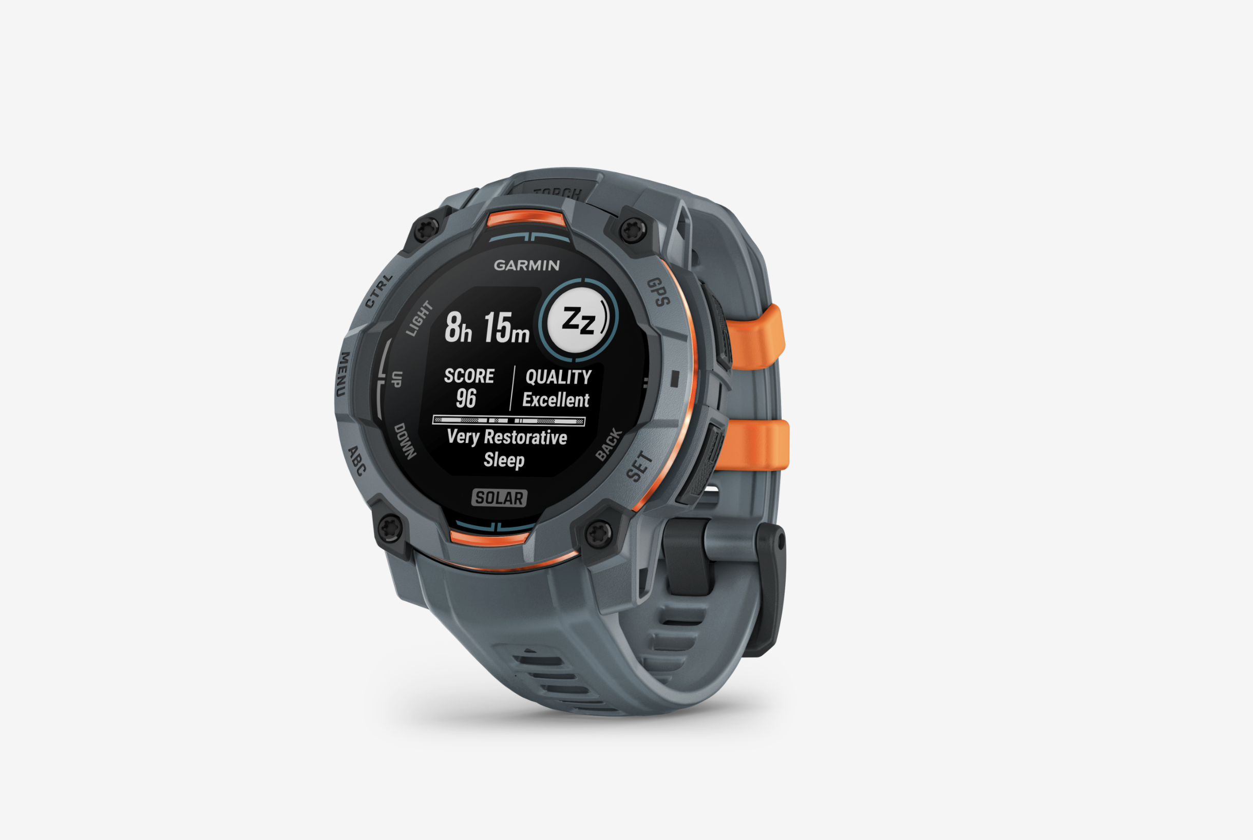  Garmin Instinct® 3 Solar 010-02934-01 - 45 mm Twilight mit Silikon-Wechselarmband 22 mm Twilight