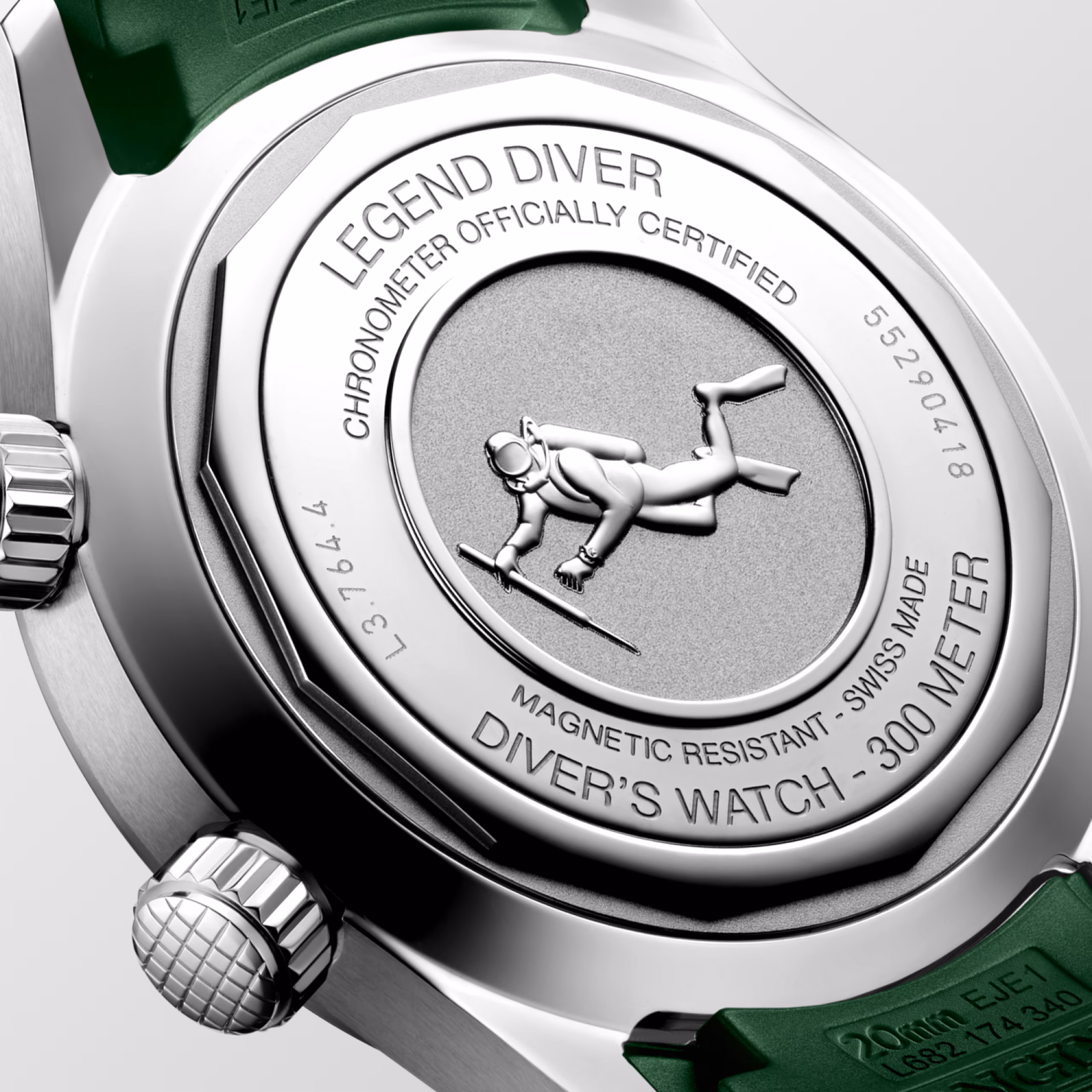 Longines LEGEND DIVER Herrenuhr L3.764.4.06.9