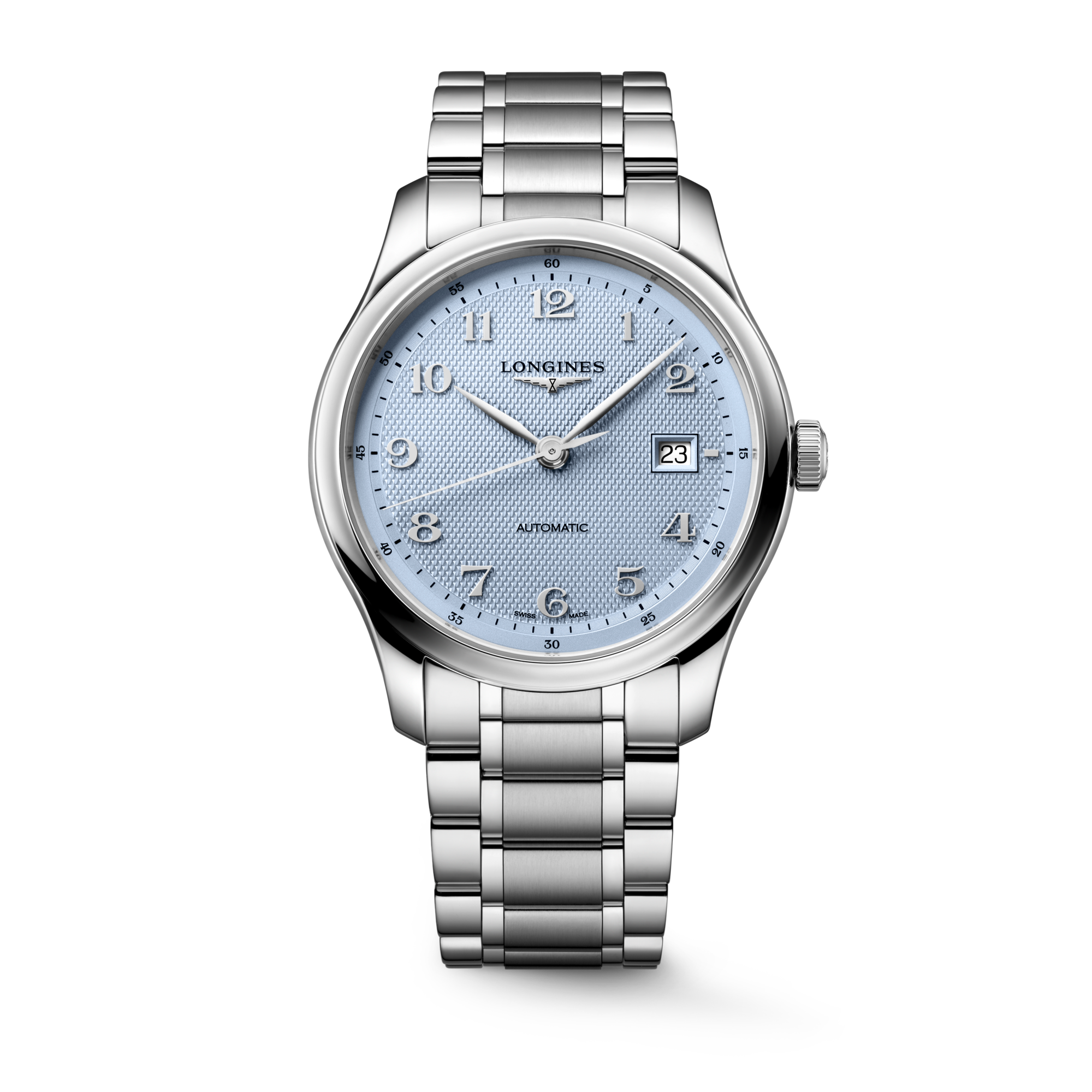 Longines Master Collection Herrenuhr Hellblau 41mm L2.950.4.99.6