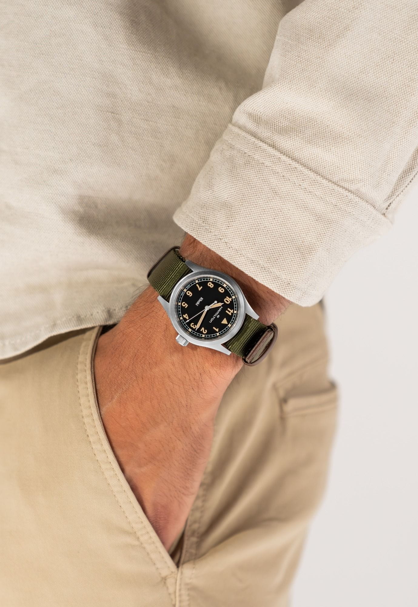 Hamilton Khaki Field Quartz 38 cm Herrenuhr H69401930