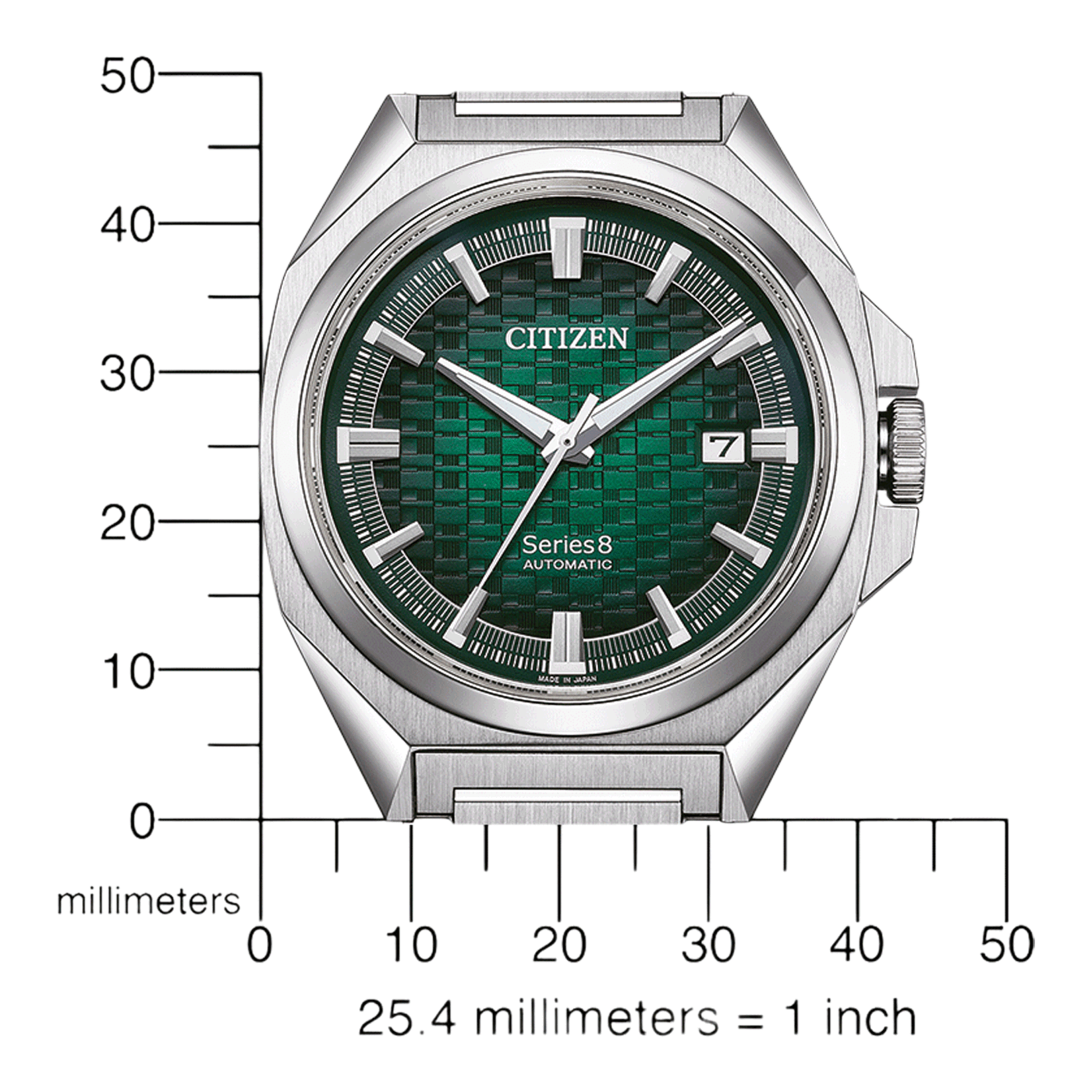 Citizen Series 8 Grün Automatik Herrenuhr NB6050-51W