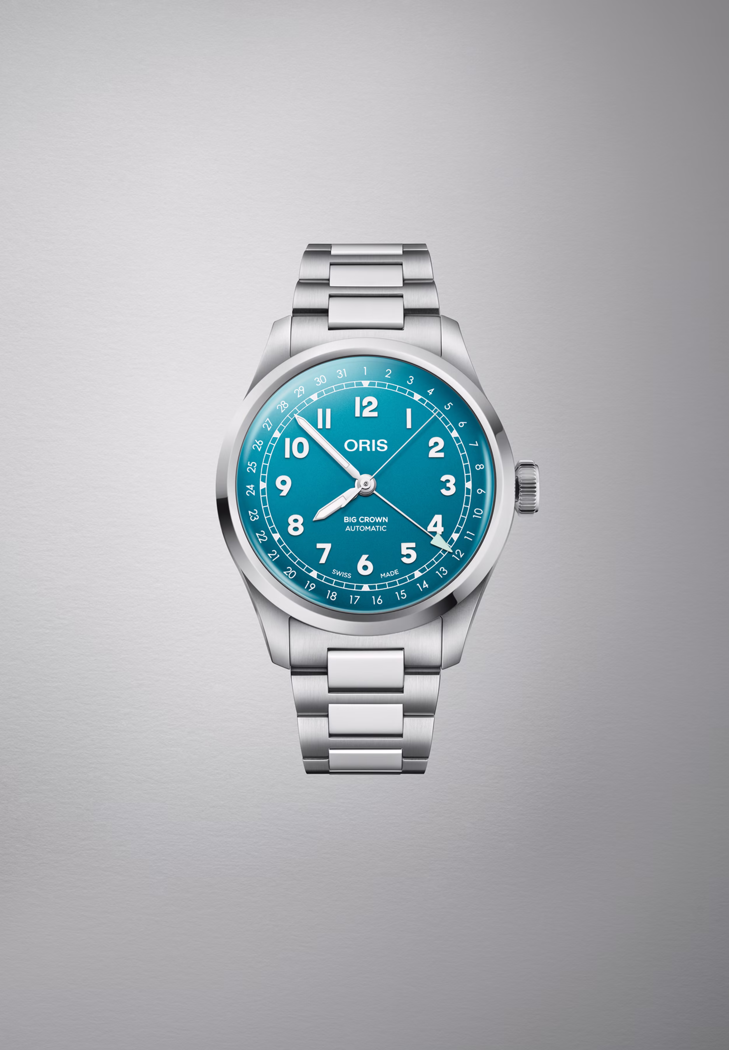 Oris Big Crown Pointer Date 40mm Automatik Edelstahl Blau Herrenuhr 01 754 7798 4065-07 8 20 06
