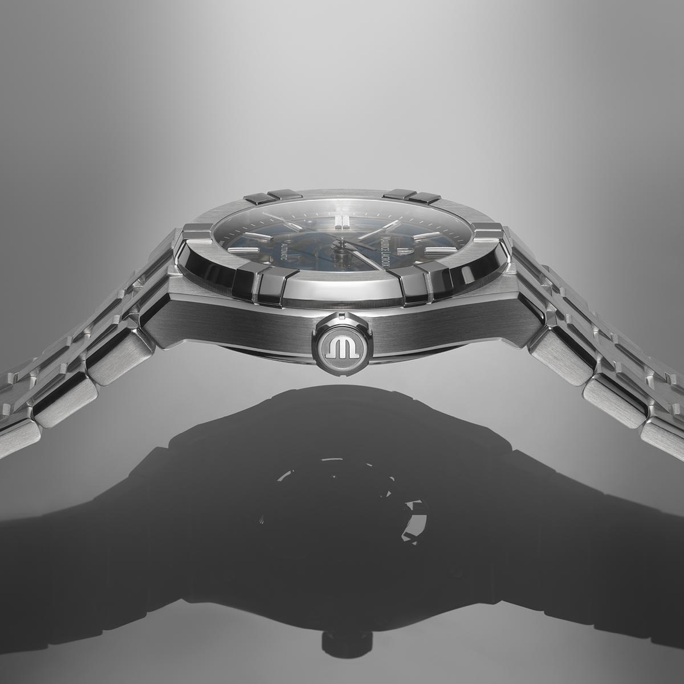 Maurice Lacroix Aikon Automatik Skeleton Herrenuhr inklusive Ersatzarmband AI6007-SS002-031-1