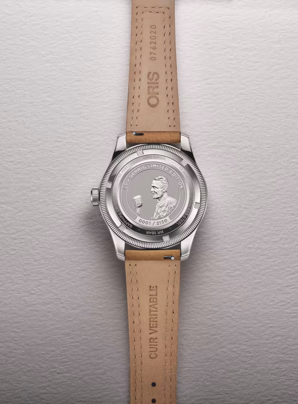 Oris Lou Gehrig baseball icon, Limited Edition, 40mm, Automatik Herrenuhr 01 754 7785 4091-Set