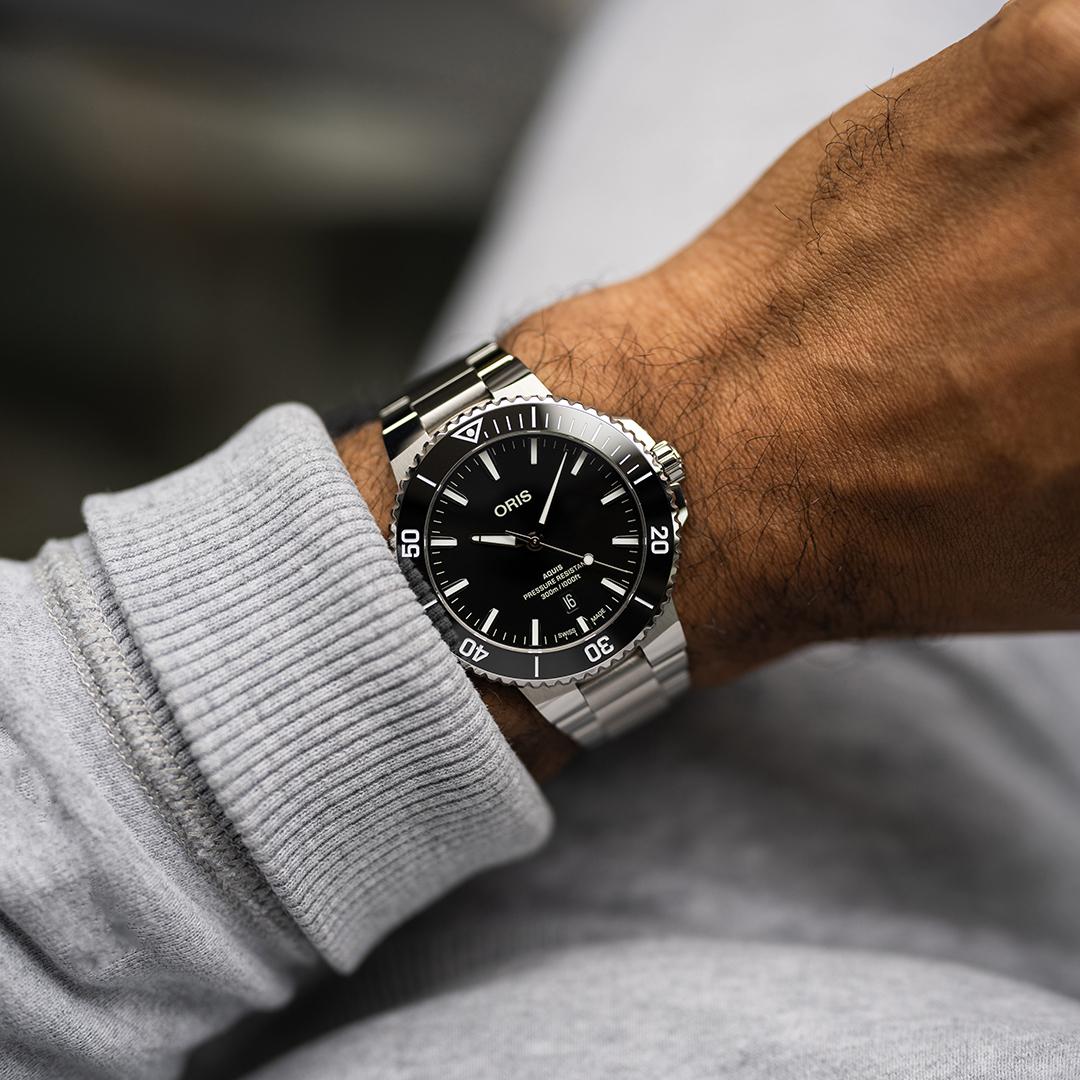 Oris Aquis Date Automatik Herrenuhr , 01 733 7789 4154-07 8 23 04PEB