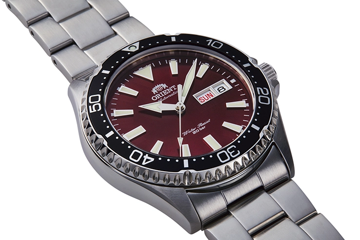 Orient Mako Automatik 42 mm Rot Herrenuhr RA-AA0003R39B