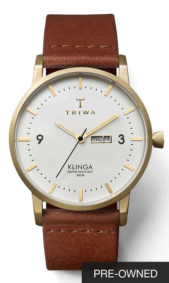 Pre-Owned · Triwa Unisexuhr Ivory Klinga Brown Classic TRKLST103CL010213