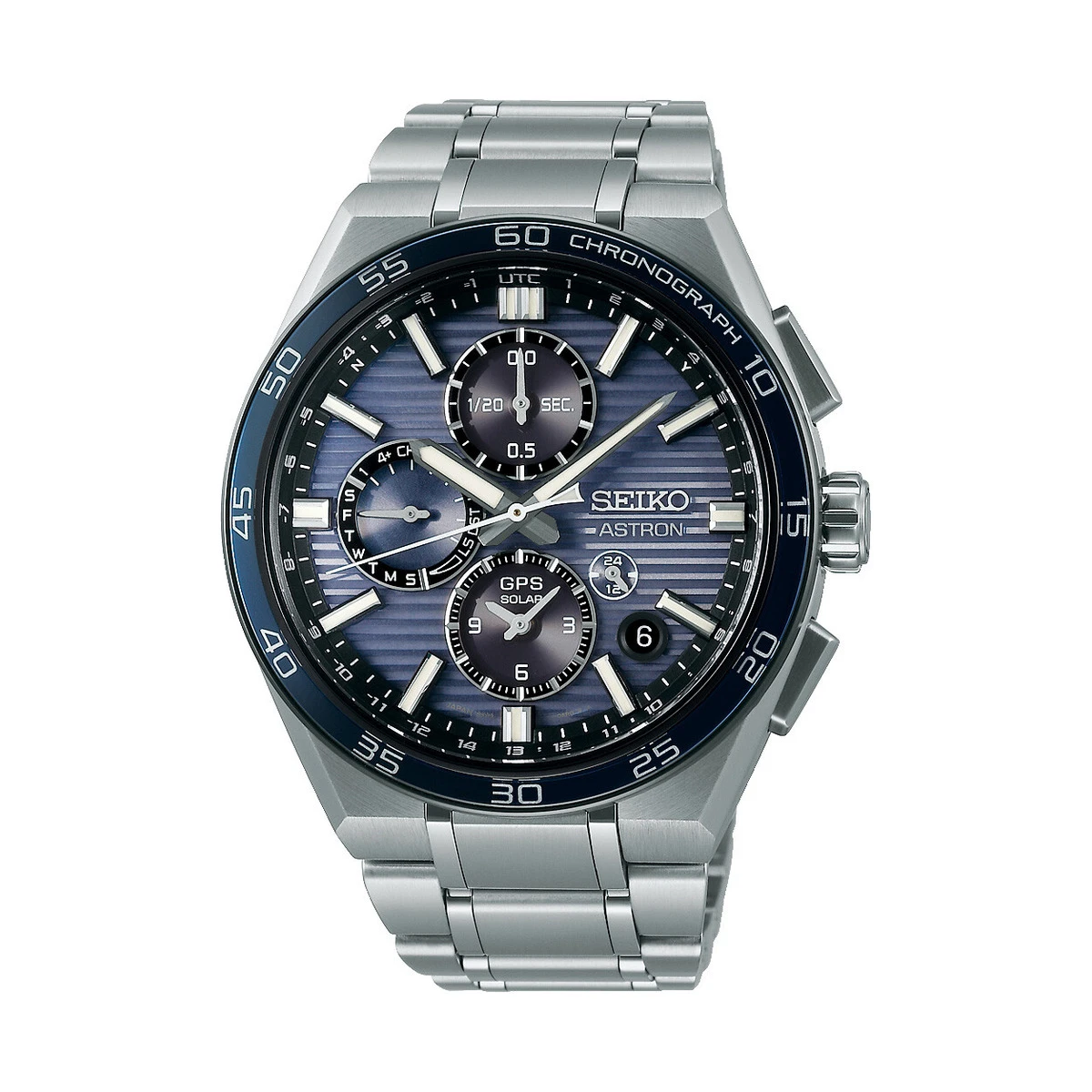 Seiko Astron GPS Solar Dual Time Chronograph Herrenuhr SSH175J1